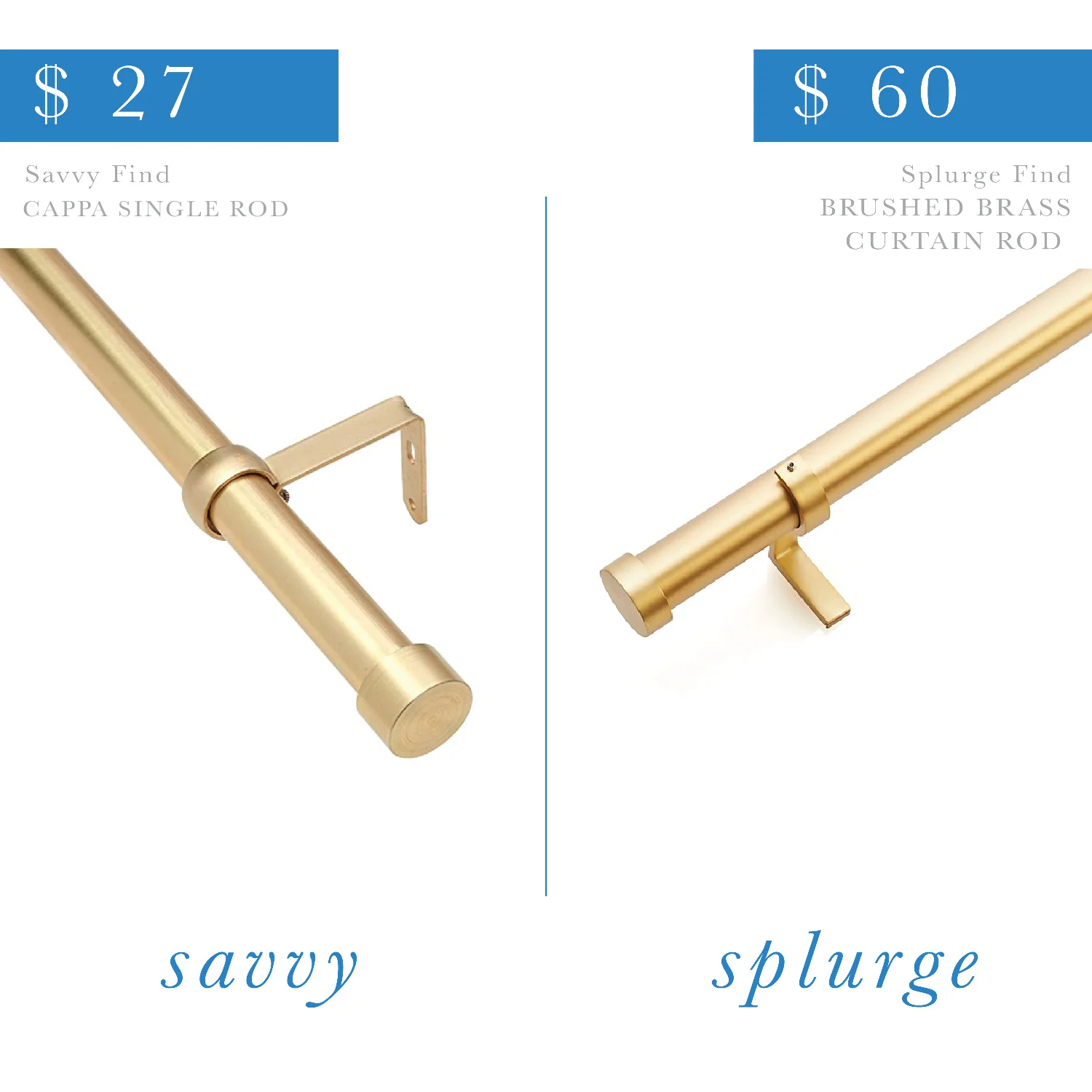 Gold Curtain Rod