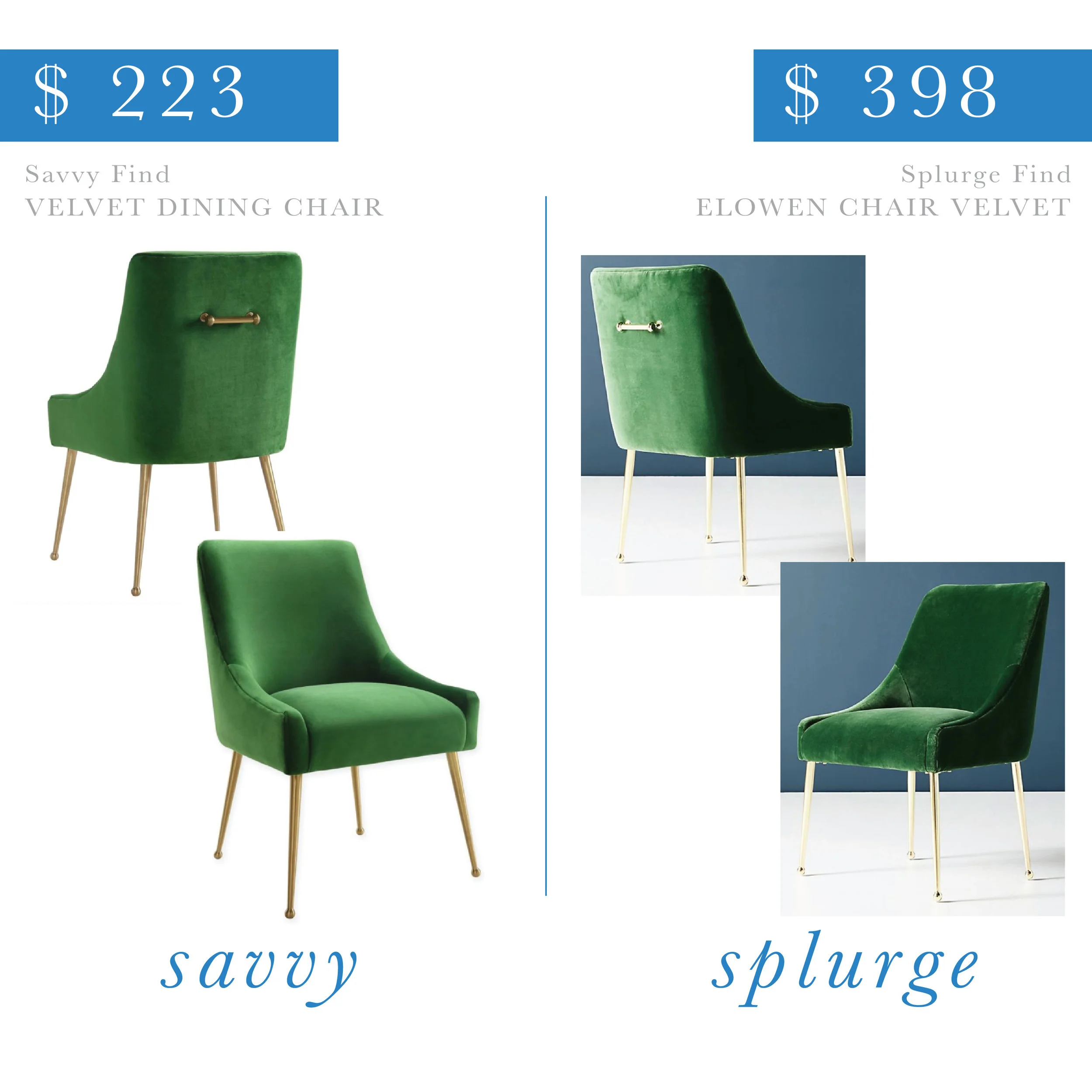 Velvet Dining Chair