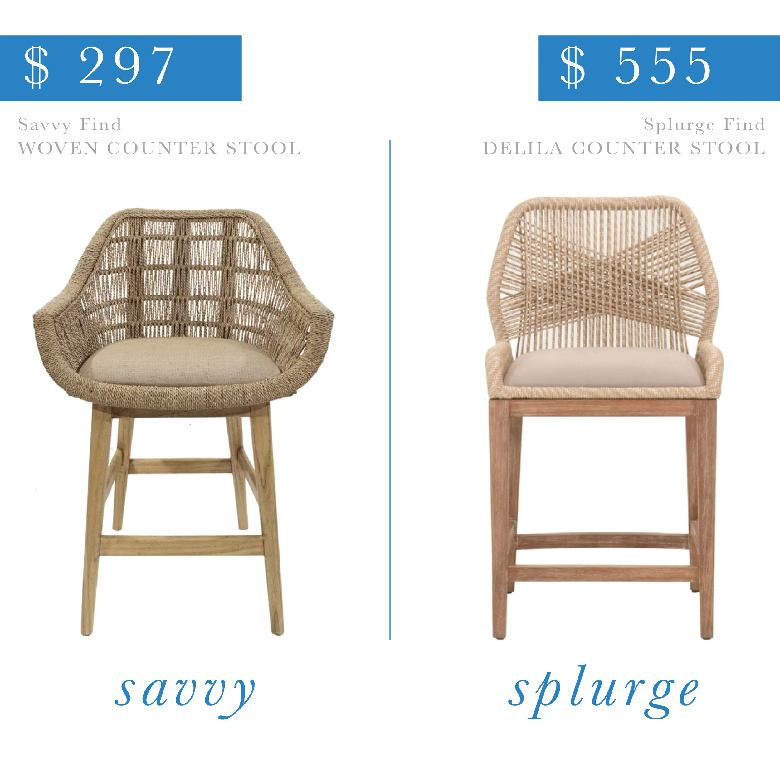 Woven Counter Stool