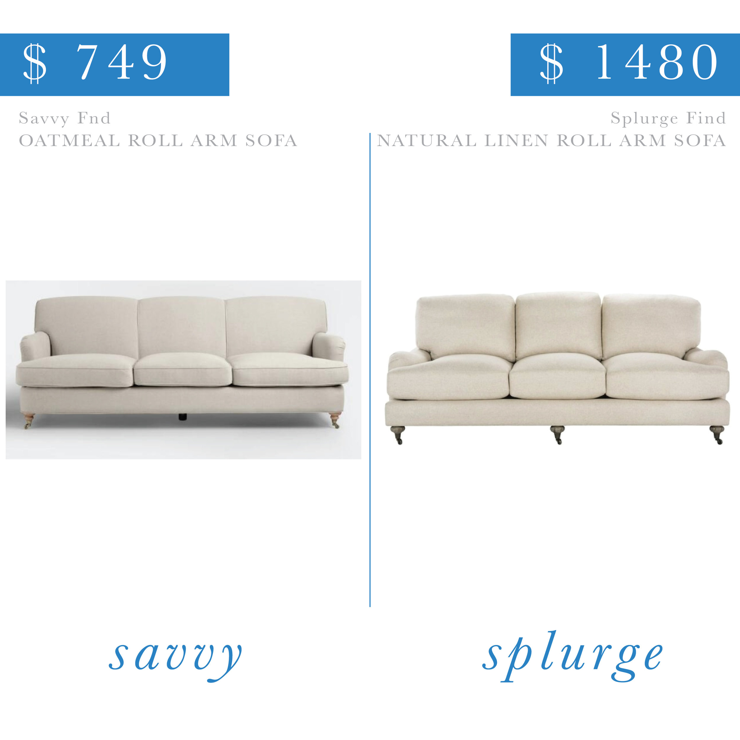 English Roll Arm Sofa