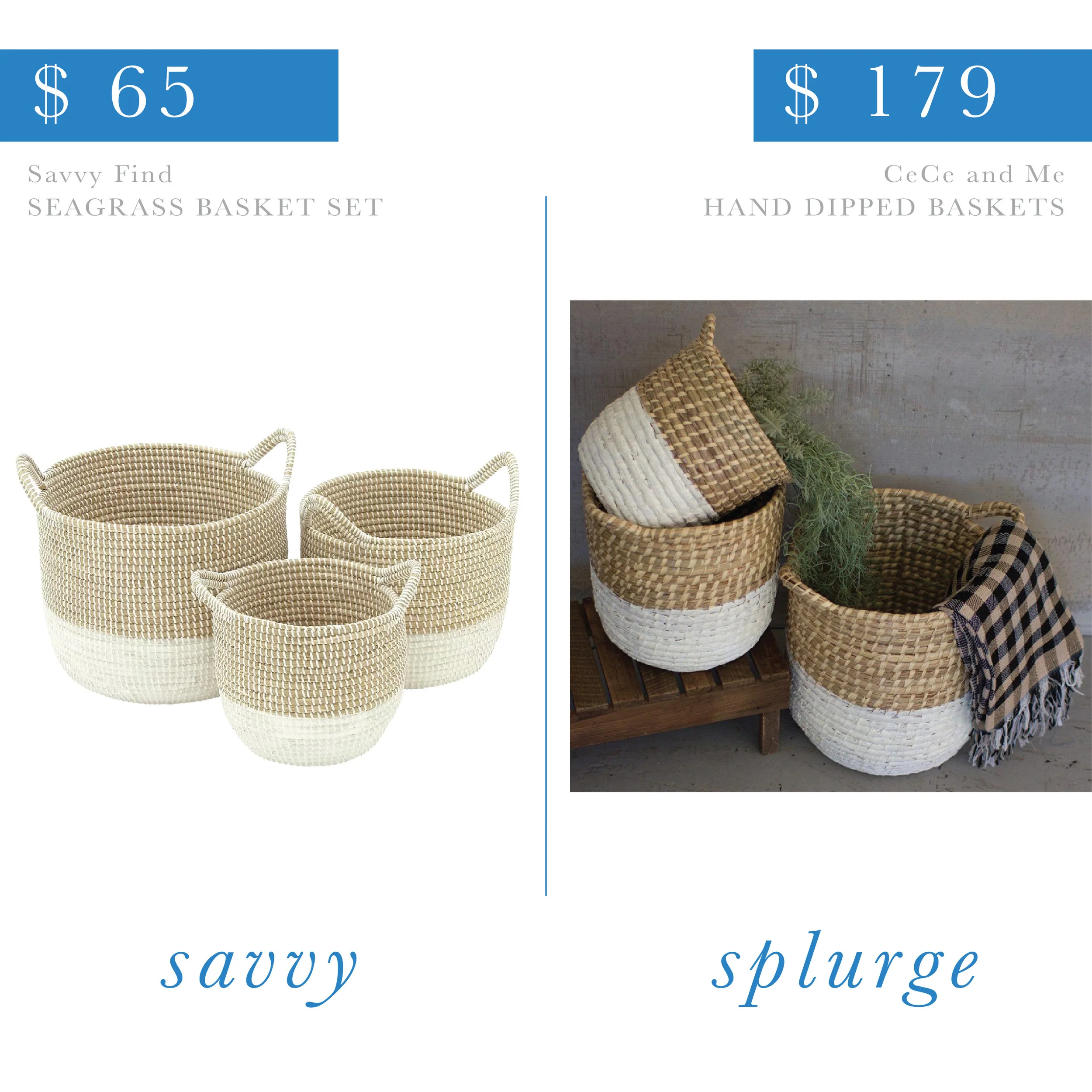 Dipped Basket Set