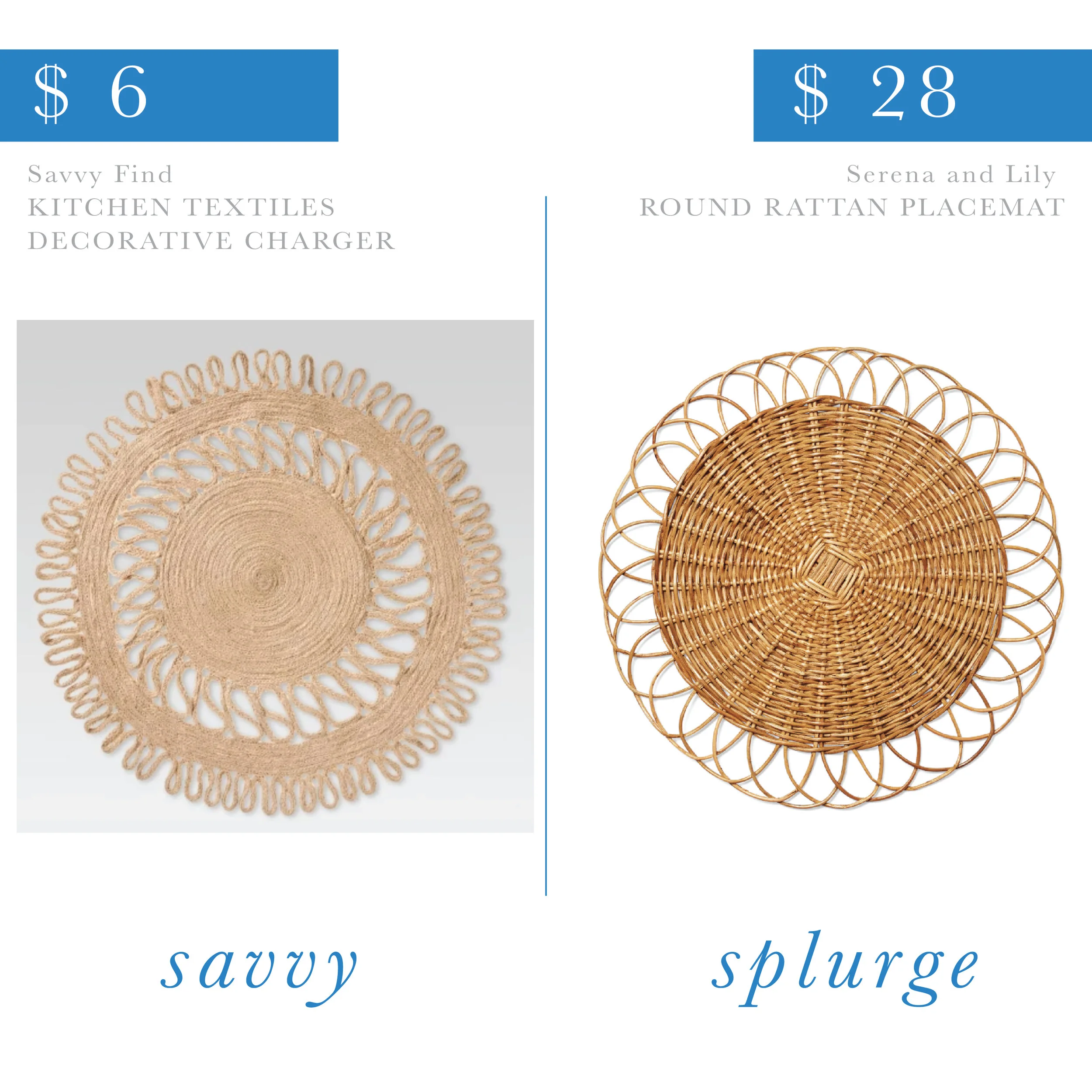 Natural Woven Charger