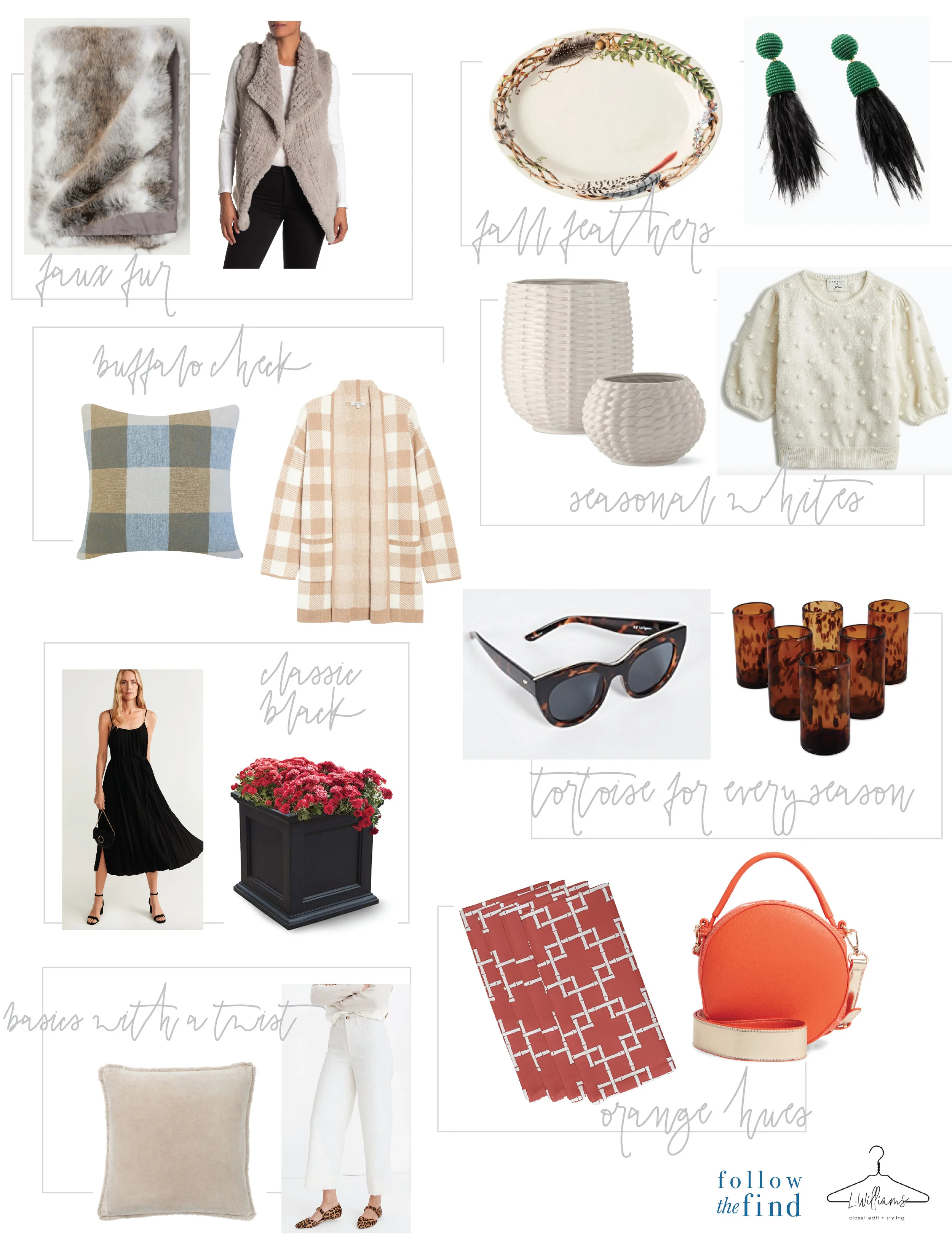 Fall Trends for the Home + Wardrobe