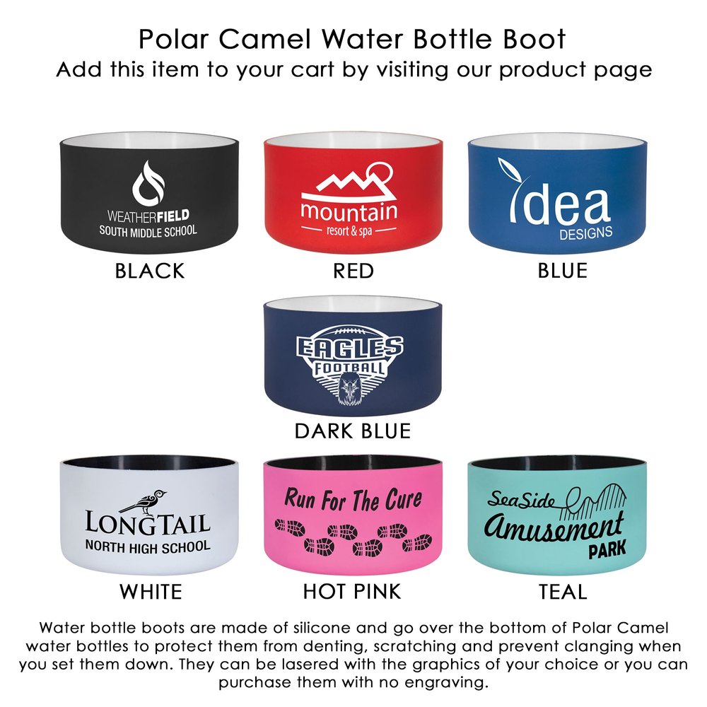 Black Water Bottle Boot for 32 oz. Polar Camel Water Bottle.