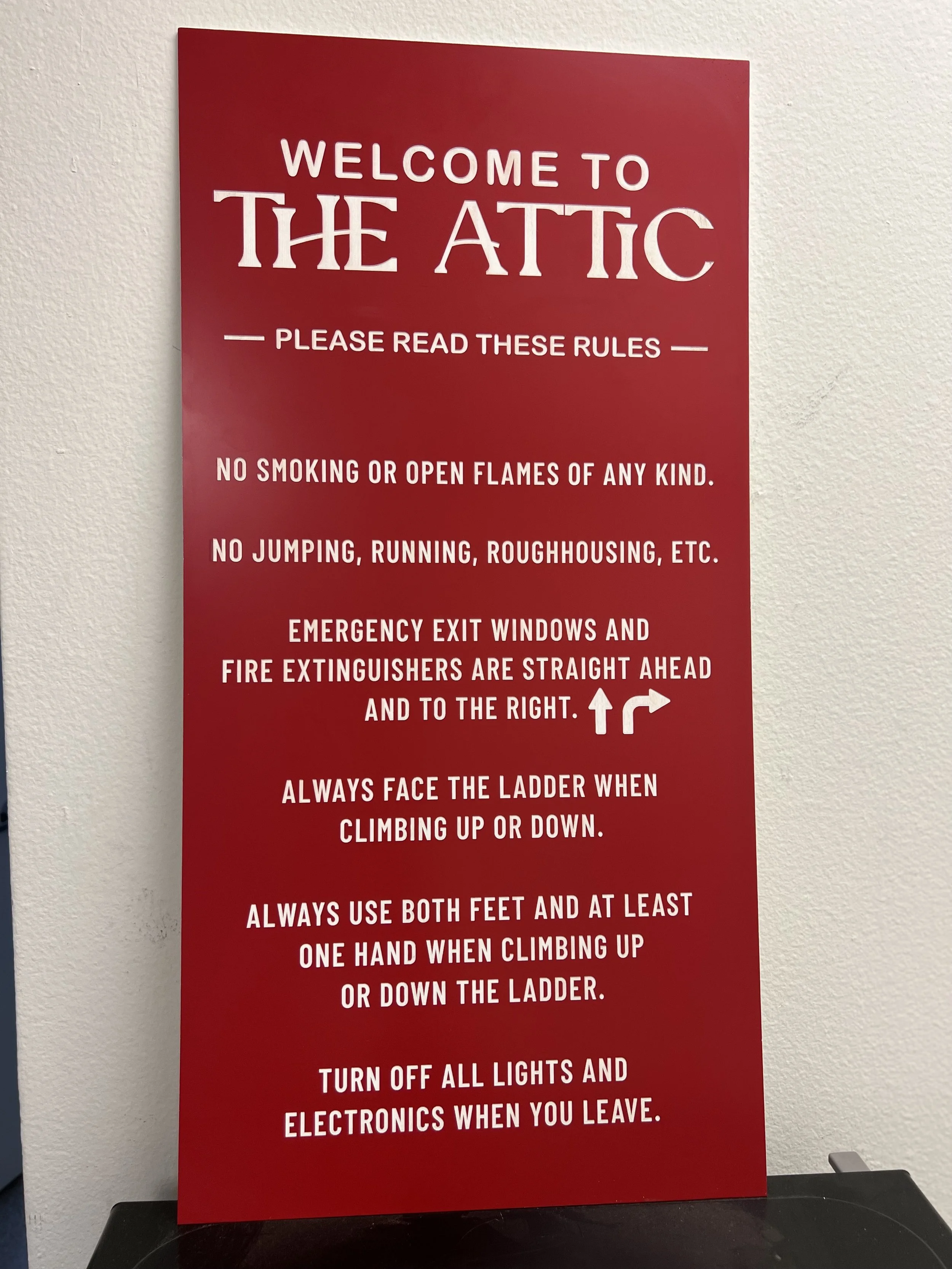 Engraved Sign