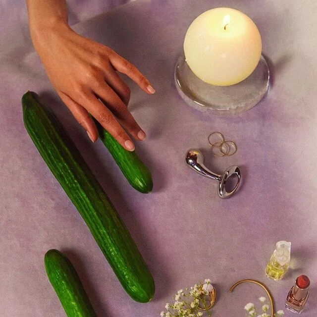 Have you indulged in some self-care recently? ❤️🌷
&bull;
&bull;
&bull;
#selfcare #loveyourself #loveyourbody #quarantineandchill #quarantinelife #coolingmassager #cooling #cucumber #massager #personalmassage #dildo #allnatural #organic #pleasure #be