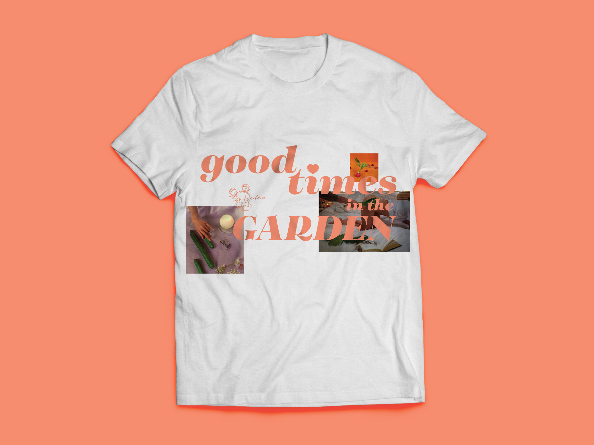 Good Times in the Garden Collage Shirt