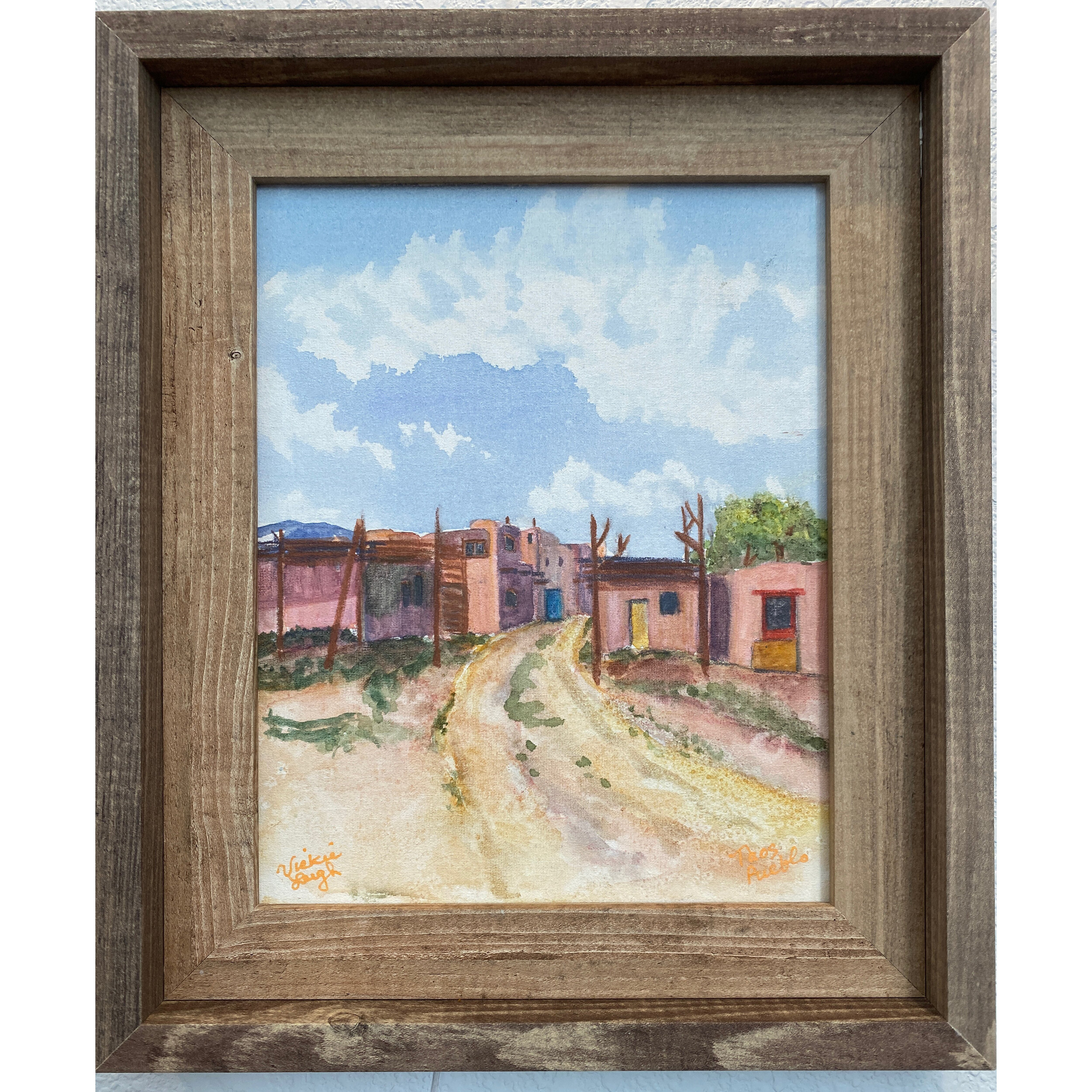 square Taos Pueblo Framed.jpeg