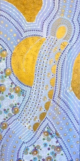 SPIRITUAL ARTWORK-AMAZING GRACE-Original Artwork by Vickie Leigh Krudwig