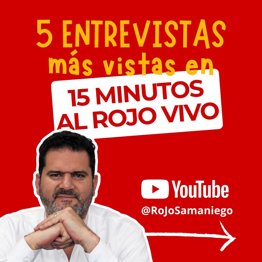 💯 conversaciones al rojo vivo... llegar hasta aqu&iacute; ha sido un viaje lleno de aprendizajes, risas, reflexiones&hellip; y networking puro 🔥 

Y aunque cada una es inolvidable quiero hacer un homenaje a las 5 entrevistas m&aacute;s vistas de #1