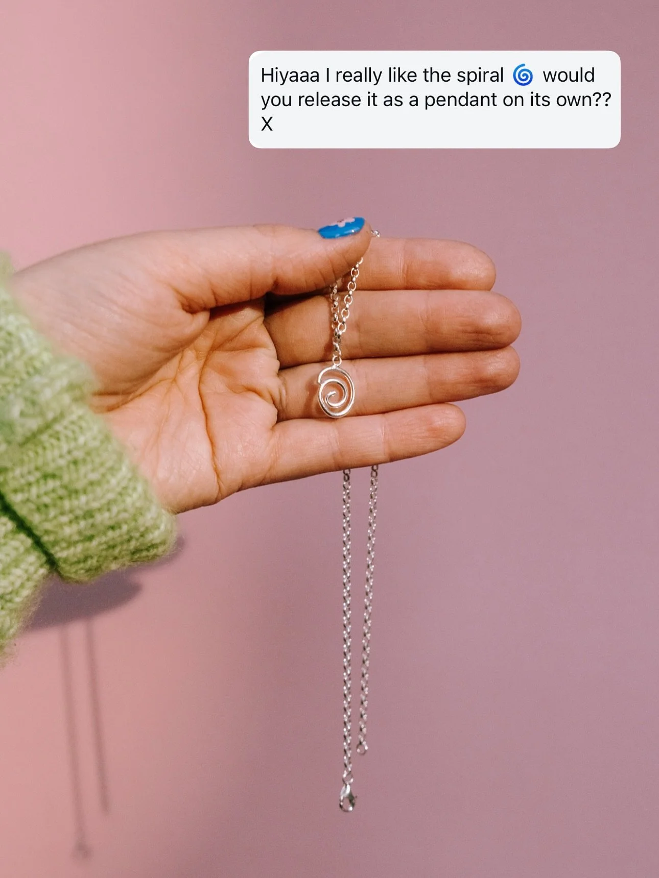 You asked, we delivered 🫡 the icons are now also available as pendants on chonky recycled silver chain ✨