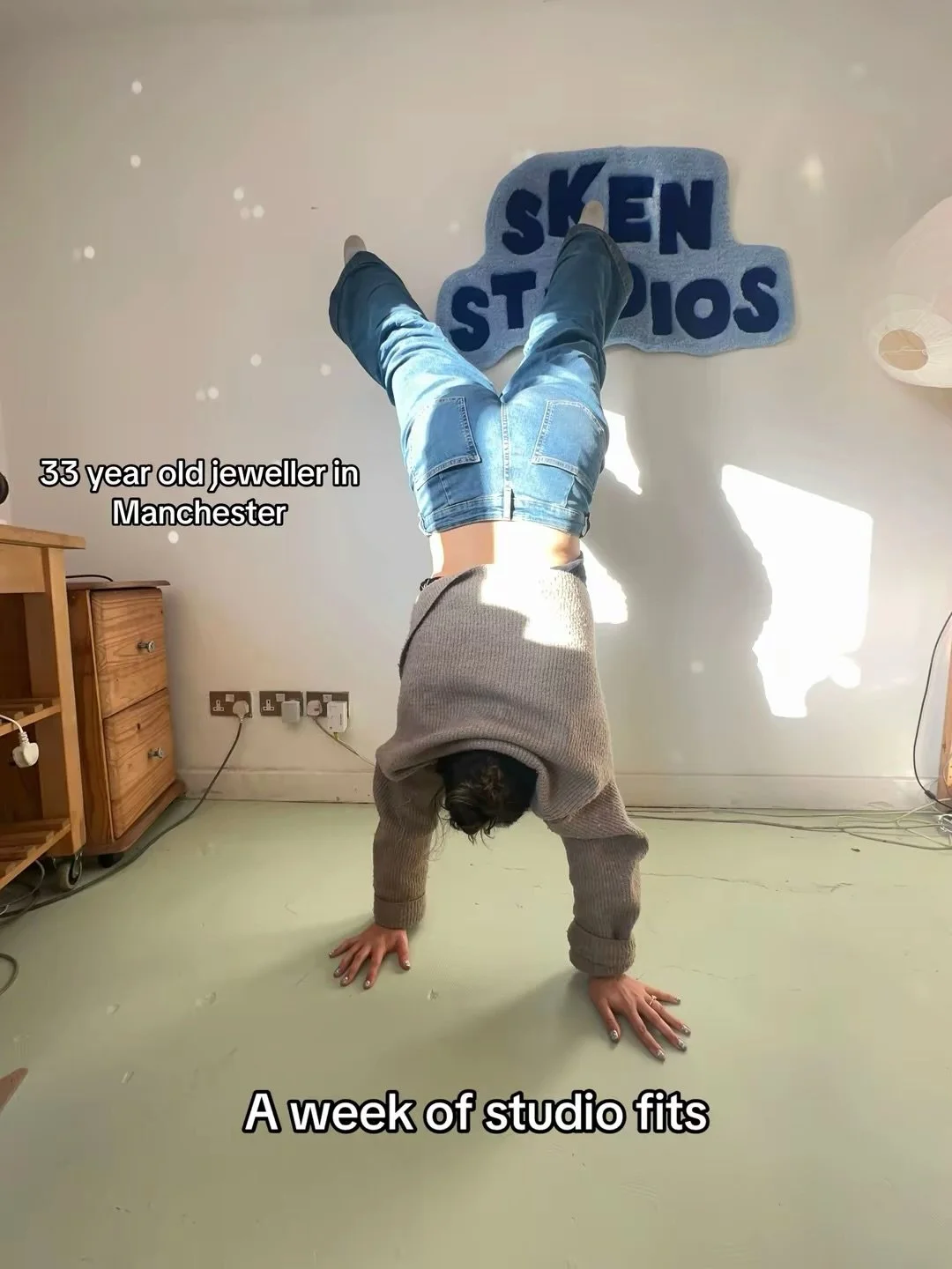 Week 2 of not being a studio goblin ✨ every day at 11am when the sun hits the disco ball, you know where I&rsquo;ll be (awkwardly standing in front of a tripod, pretending to drink tea)