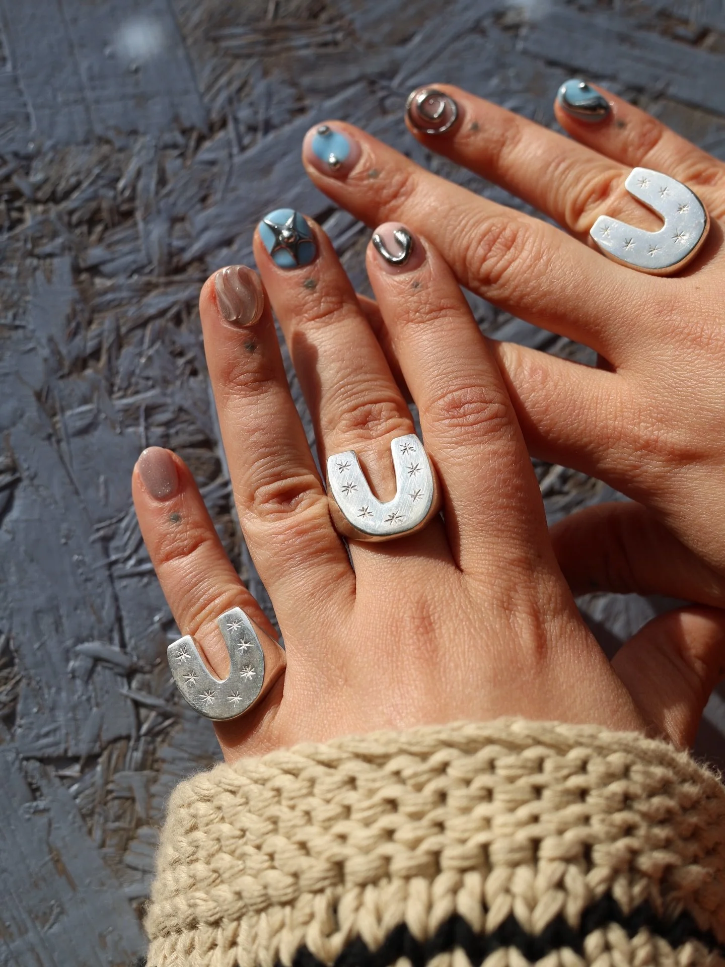 Feeling lucky, or manifesting good fortune for future you? Say no more.   The Lucky signet is our chonkiest ring yet. Each one has 7 stars engraved for extra sparkle and a double dose of luck for my woo woo Queens. 

Launching 7pm TONIGHT. Order befo