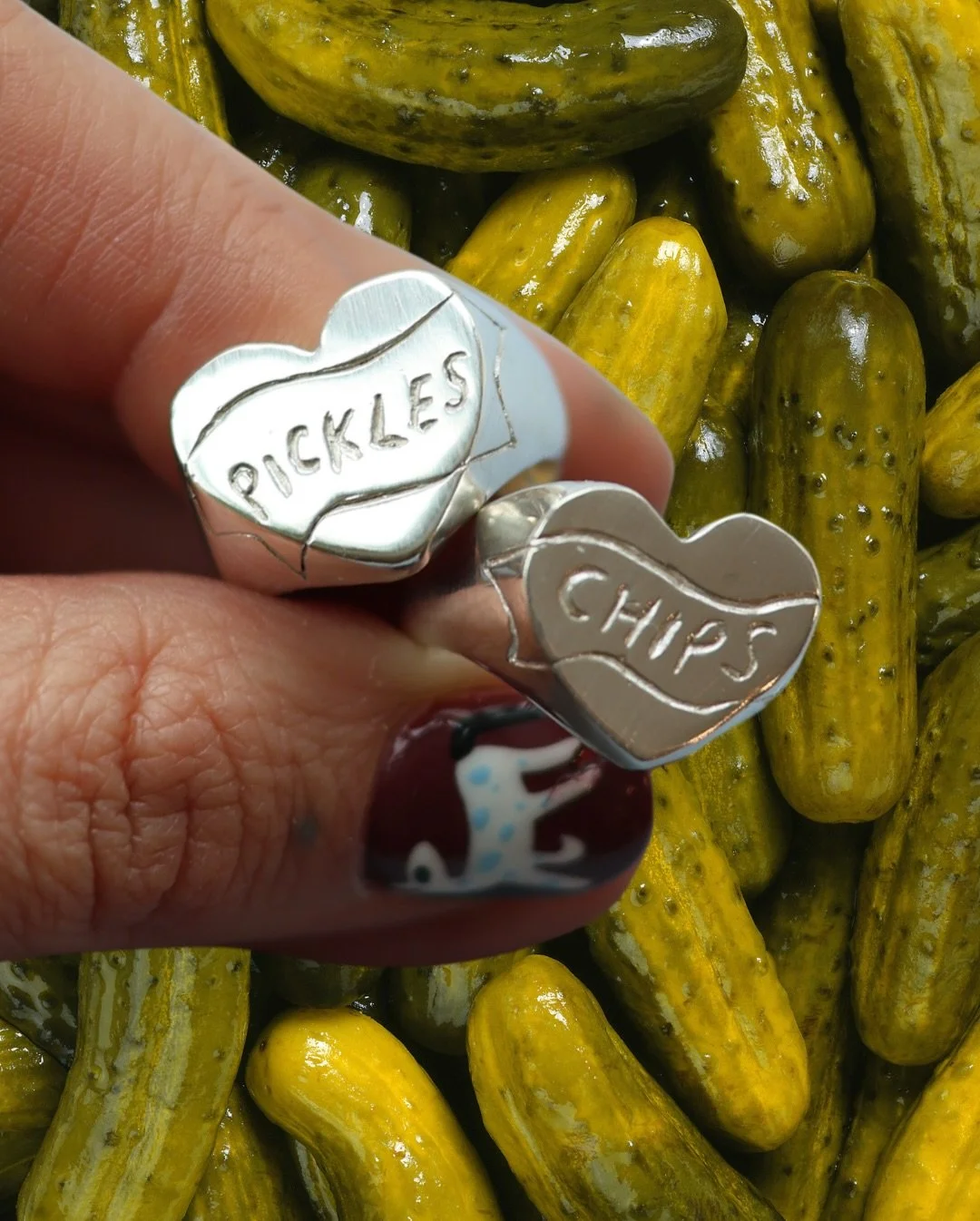 Whether you&rsquo;re team pickles or Team chips (or both, could be a delicious combo), it&rsquo;s all about personalisation this Valentines Day

You&rsquo;ve got until Sunday evening to order our Sweetheart Signets - personalised heart signets withou