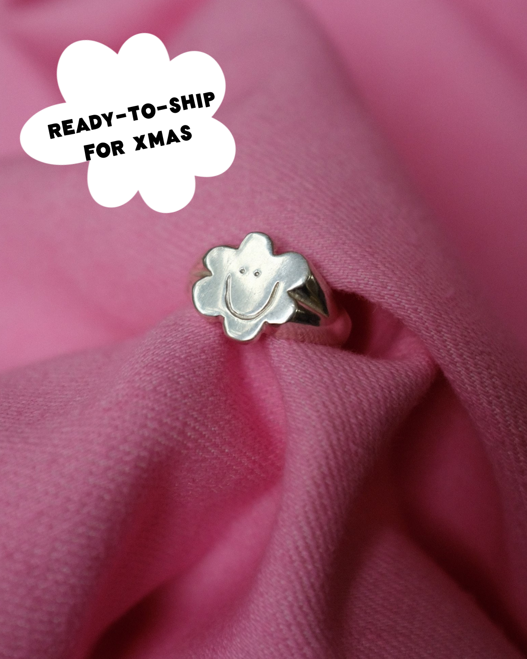 Bloomin' Happy Signet  - READY-TO-SHIP