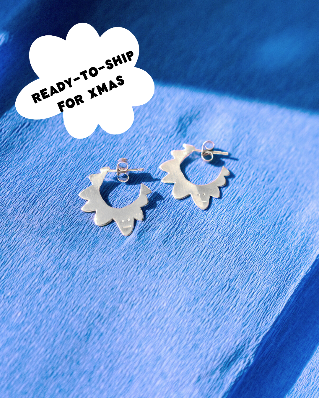 Petal Hoops. READY-TO-SHIP