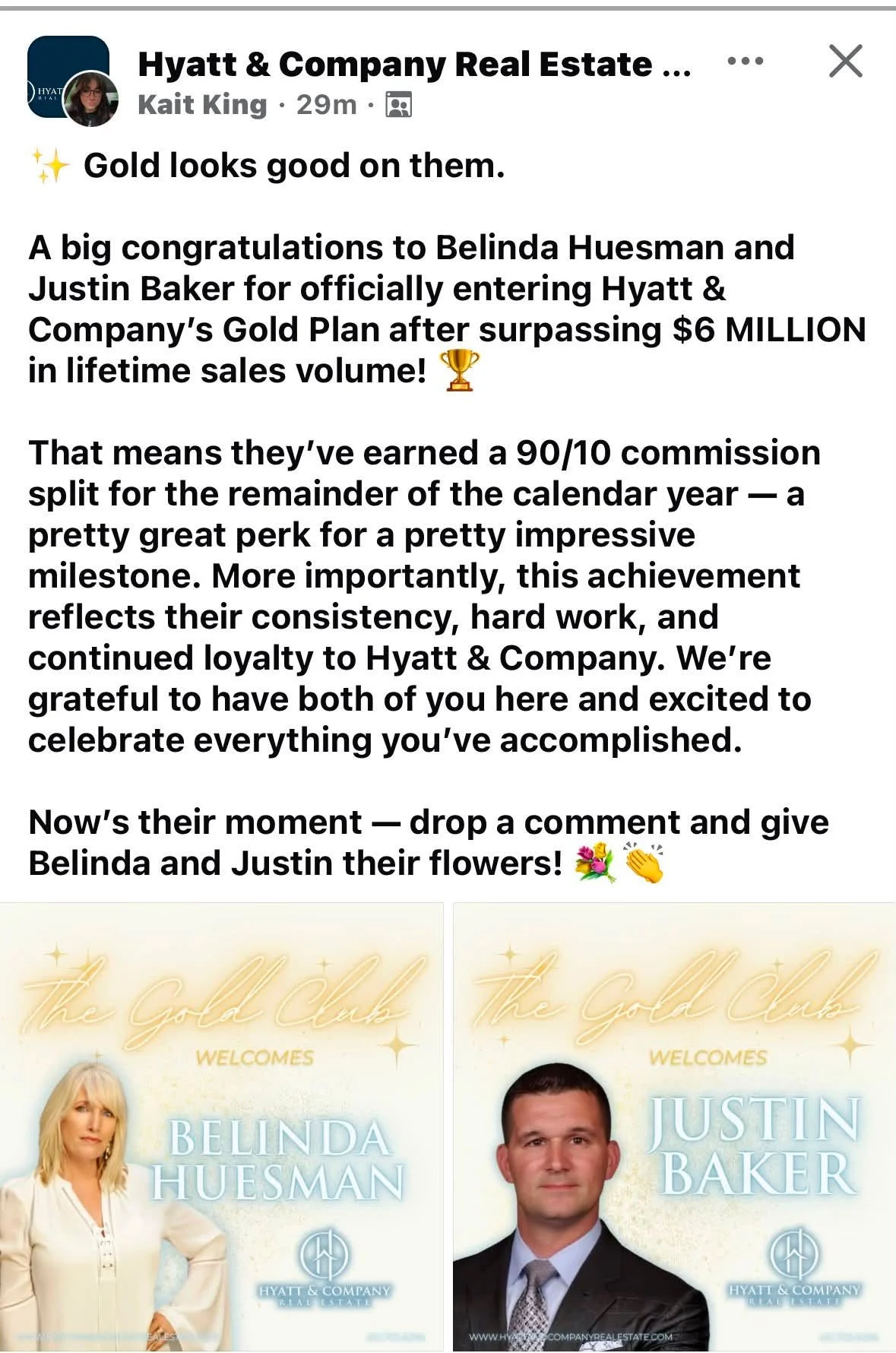 So this was on Hyatt &amp; Company Facebook page. I started in 2022 as a new endeavor to add to my list of services. Grateful for the opportunity the company has afforded me. And I&rsquo;m extremely thankful for referrals! 
Could not have done it wit