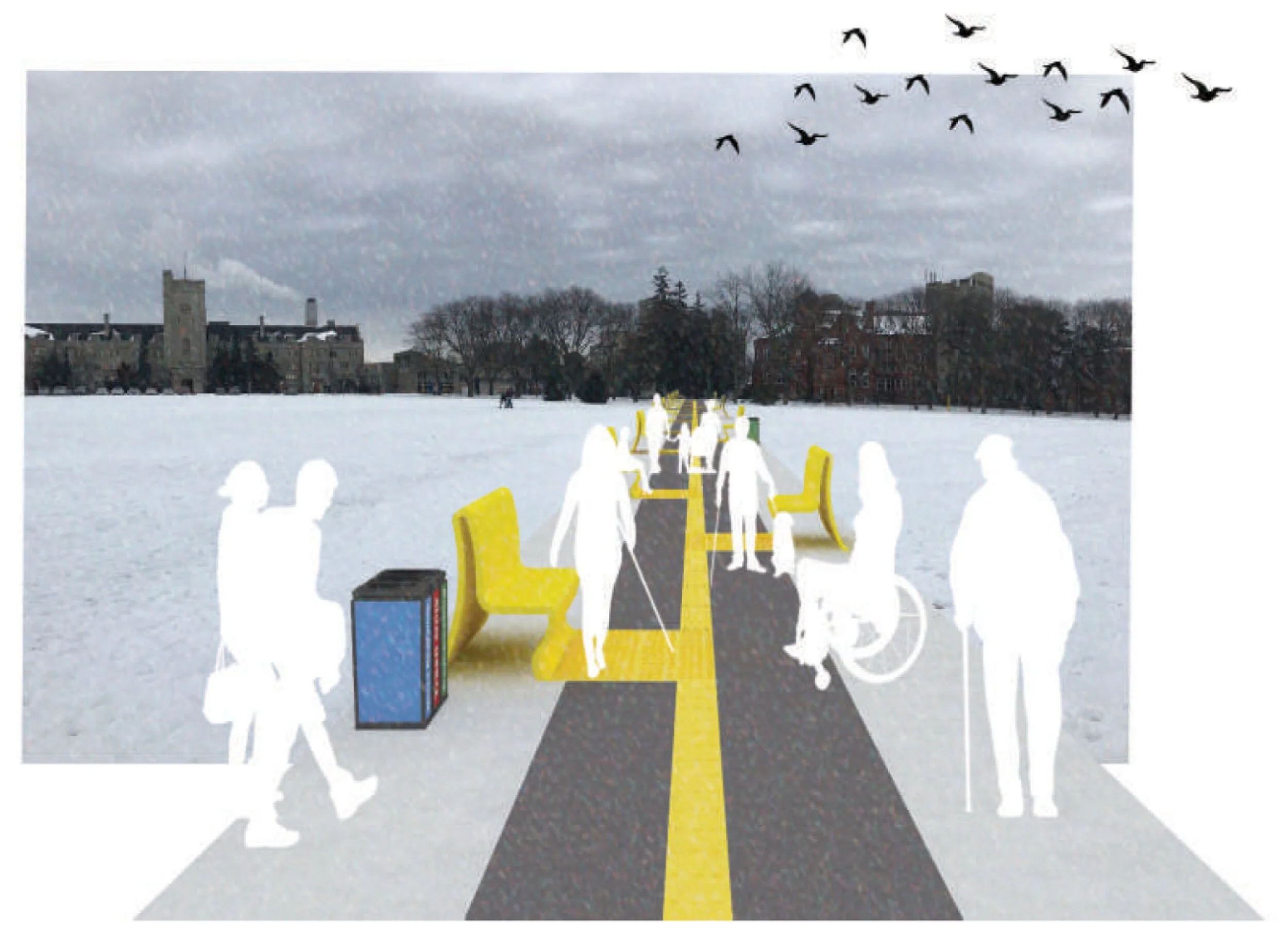 ‘Brailleway’ Photoshop Perspective by Phoebe Solomon