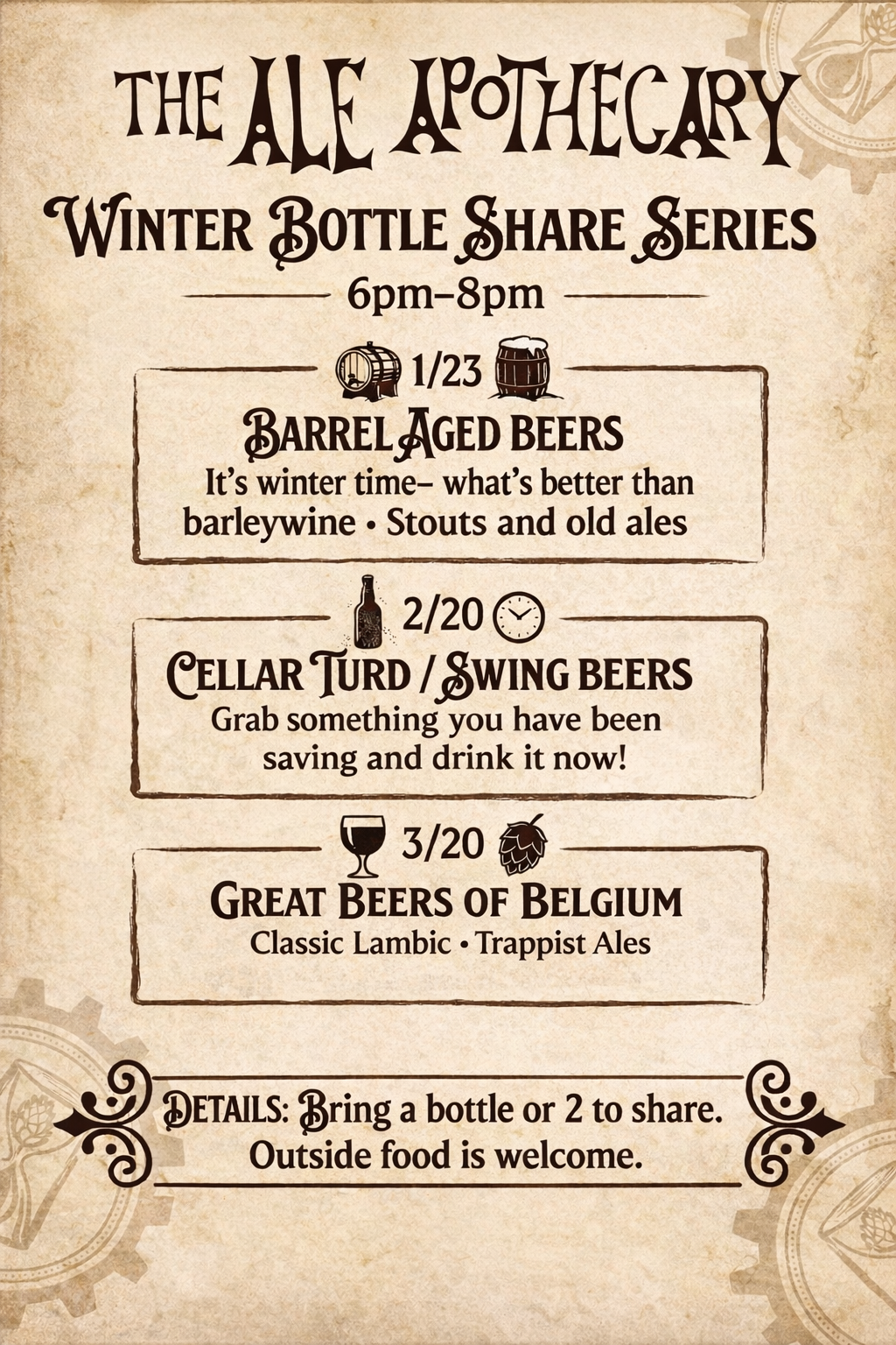 Winter Bottle Share Series