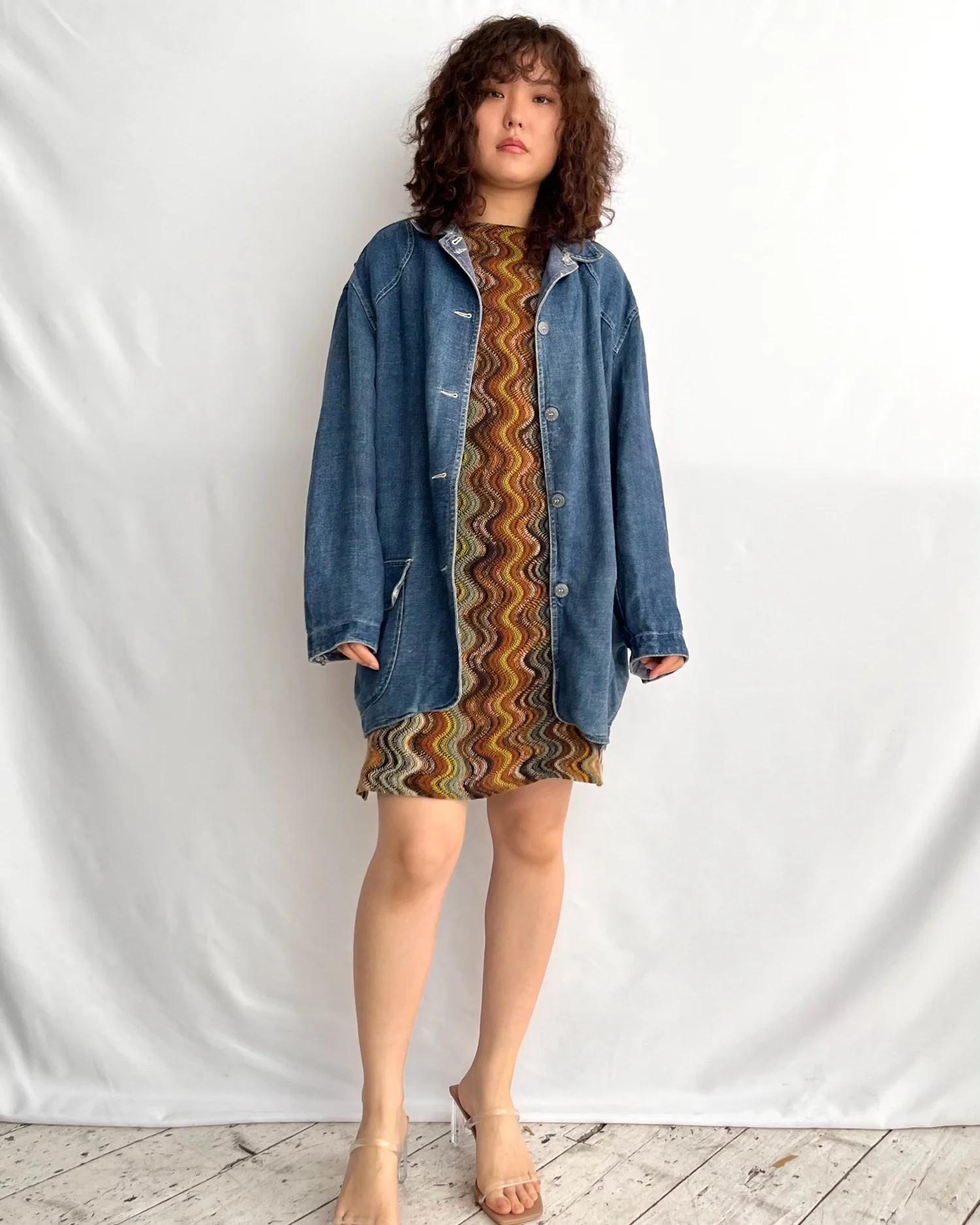 Porter Classic SUMMER 切り落とし DENIM SHIRT JACKET