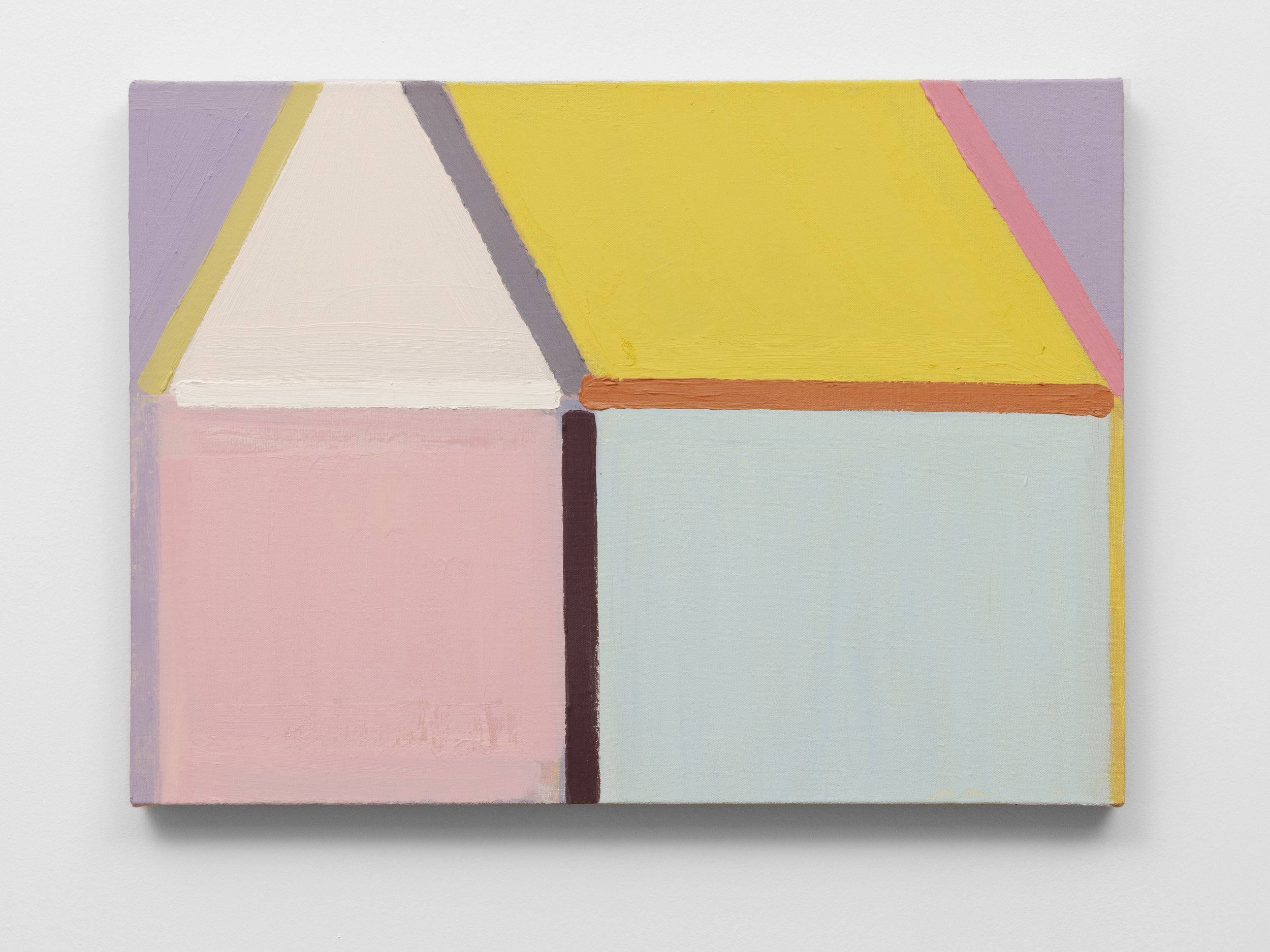   Untitled (LOT) , 2024, oil and wax on linen, 16×22 in. 