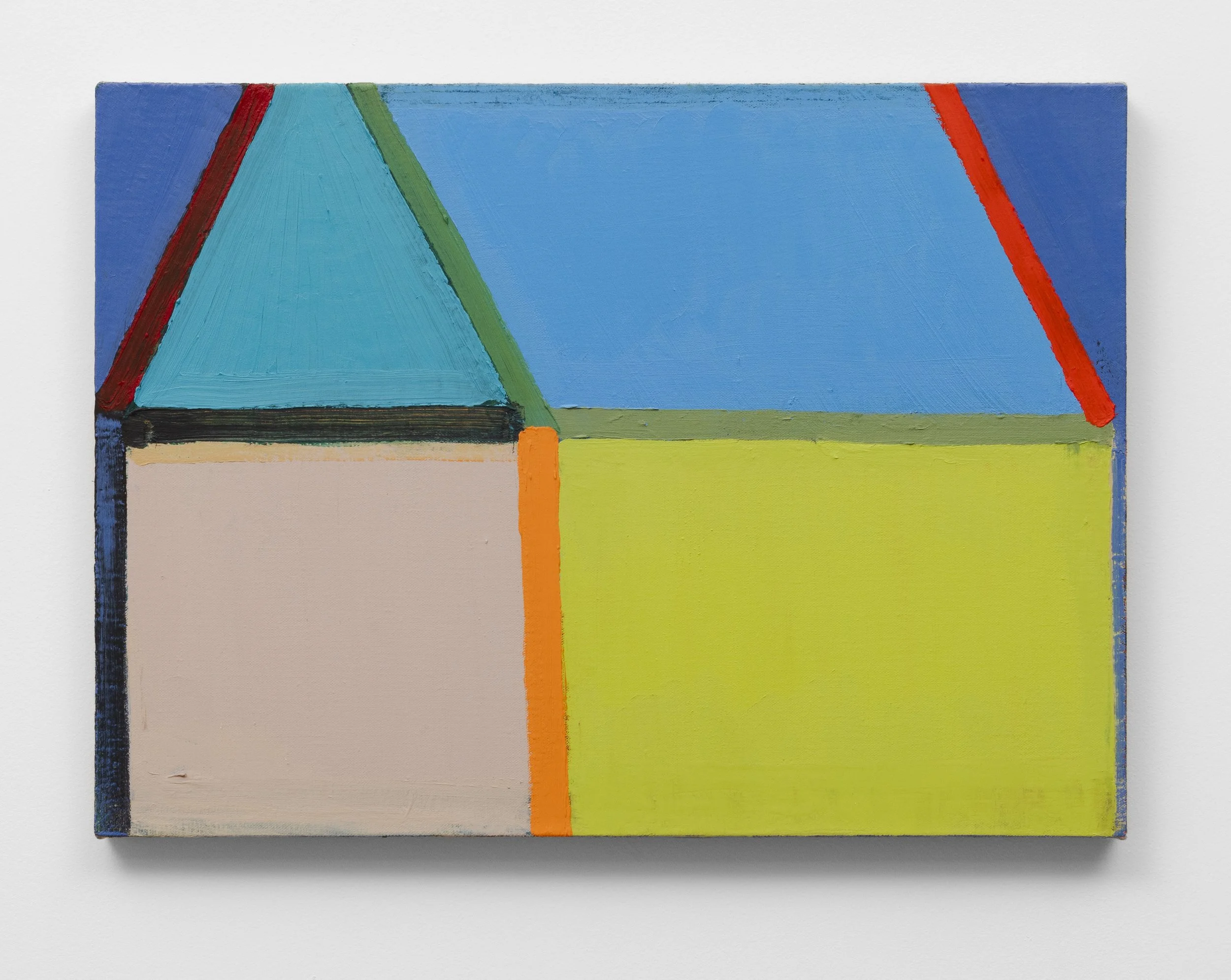   Untitled (LOT) , 2024, oil and wax on linen, 16×22 in. 