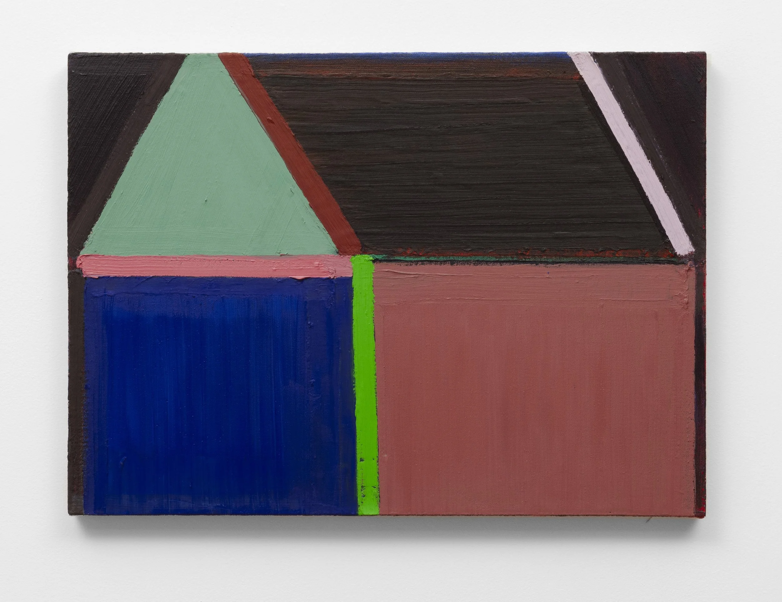   Untitled (LOT) , 2024, oil and wax on linen, 16×22 in. 