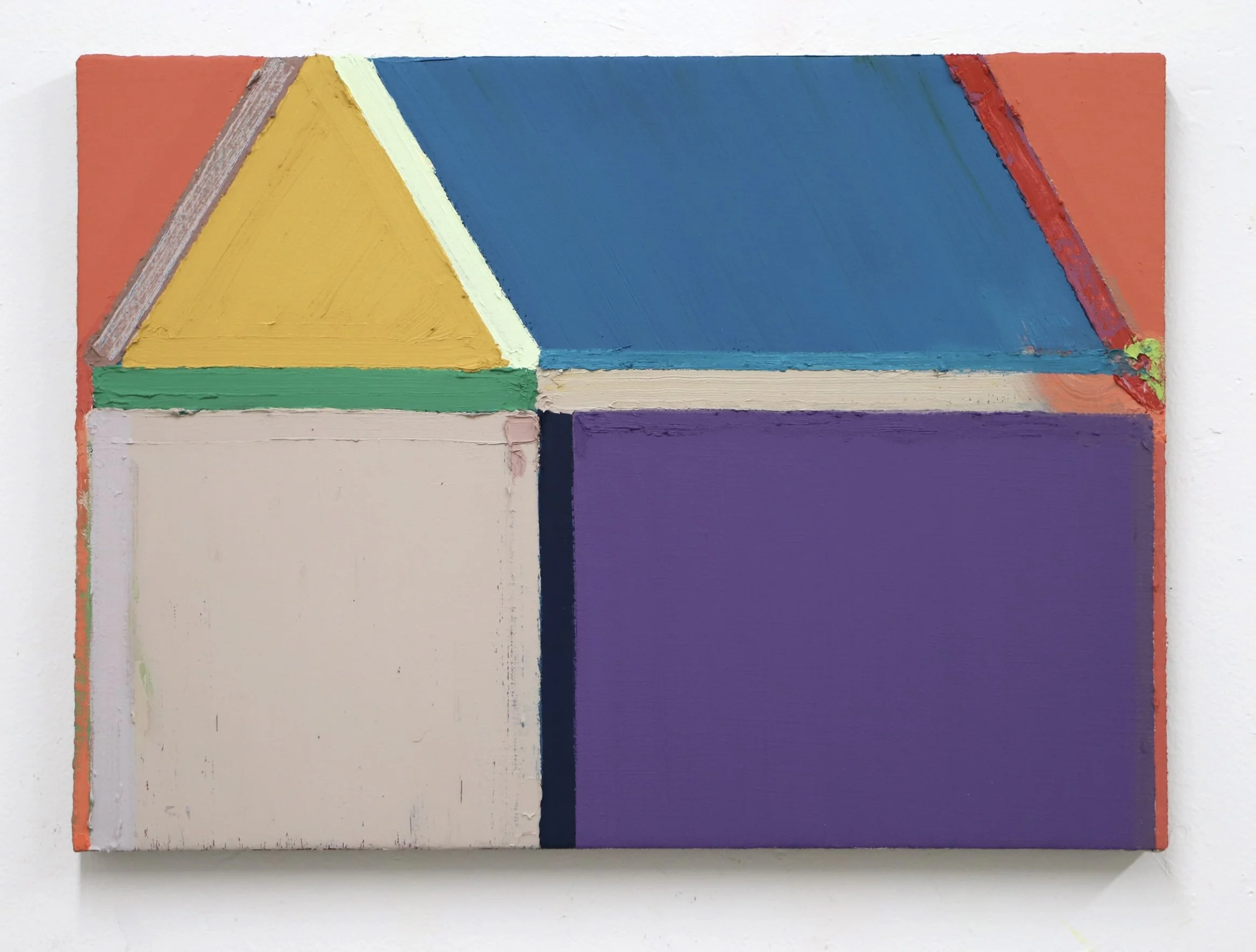   Untitled (LOT) , 2026, oil and wax on linen, 16×22 in. 