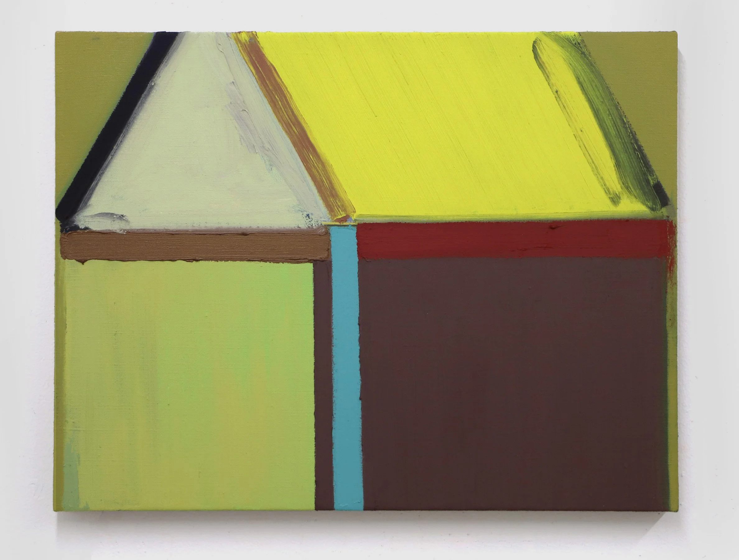   Untitled (LOT) , 2026, oil and wax on linen, 20×26 in. 