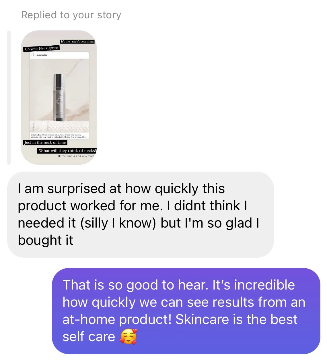 I am surprised at how quickly this product worked for me. I didn't think I needled it (silly I know) but I'm so glad I bought it.