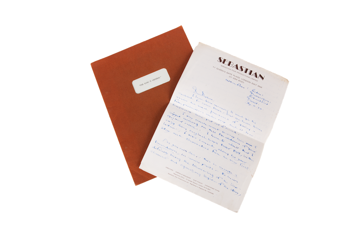 Adaptation of Daphne du Maurier’s The King’s General for television by Olaf Pooley
