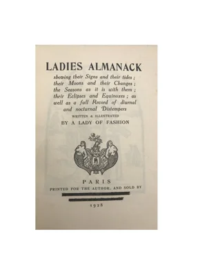 Ladies Almanack by Djuna Barnes — The Second Shelf