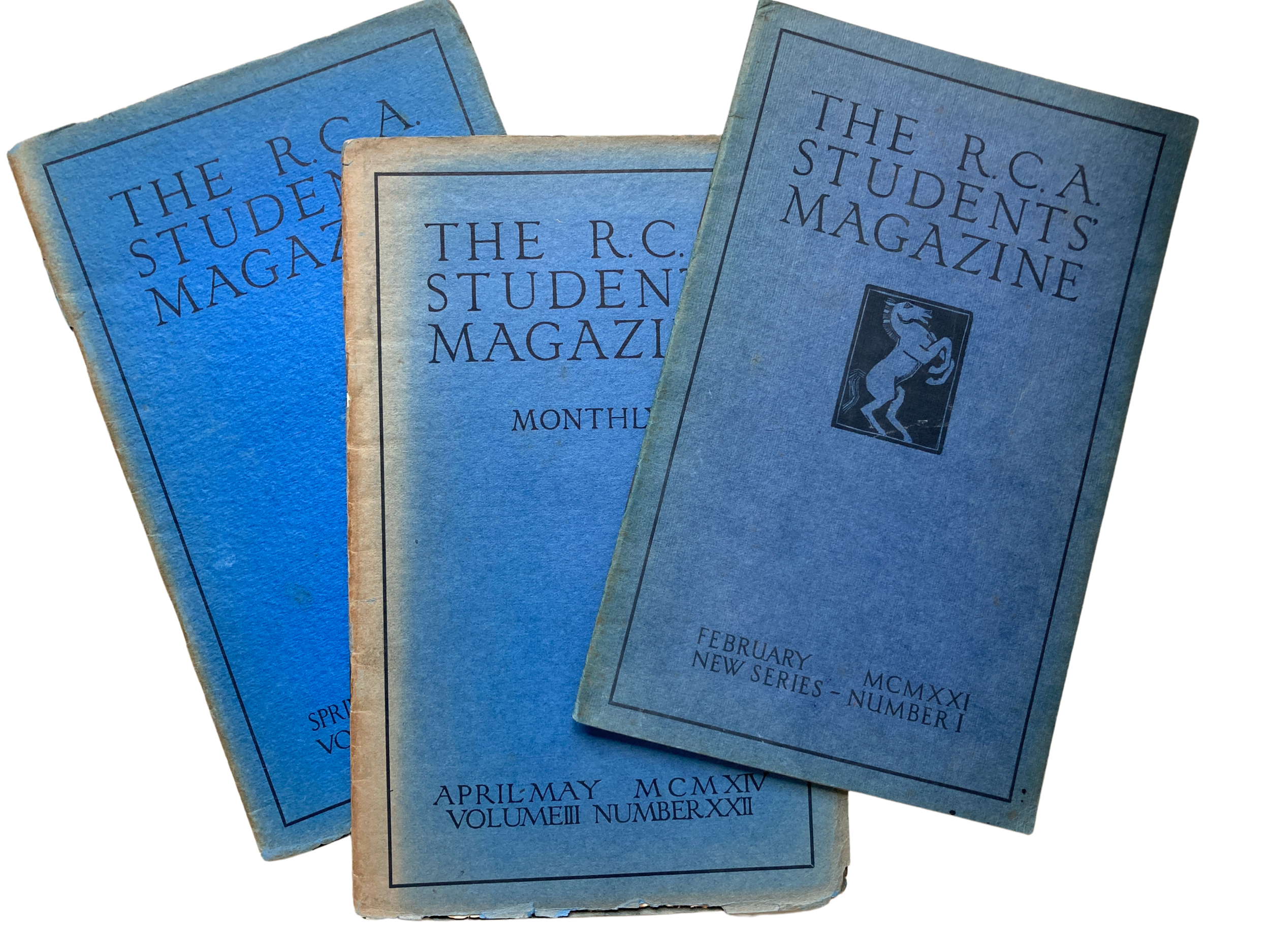 The R. C. A. Students’ Magazine, 11 issues 1912-1921