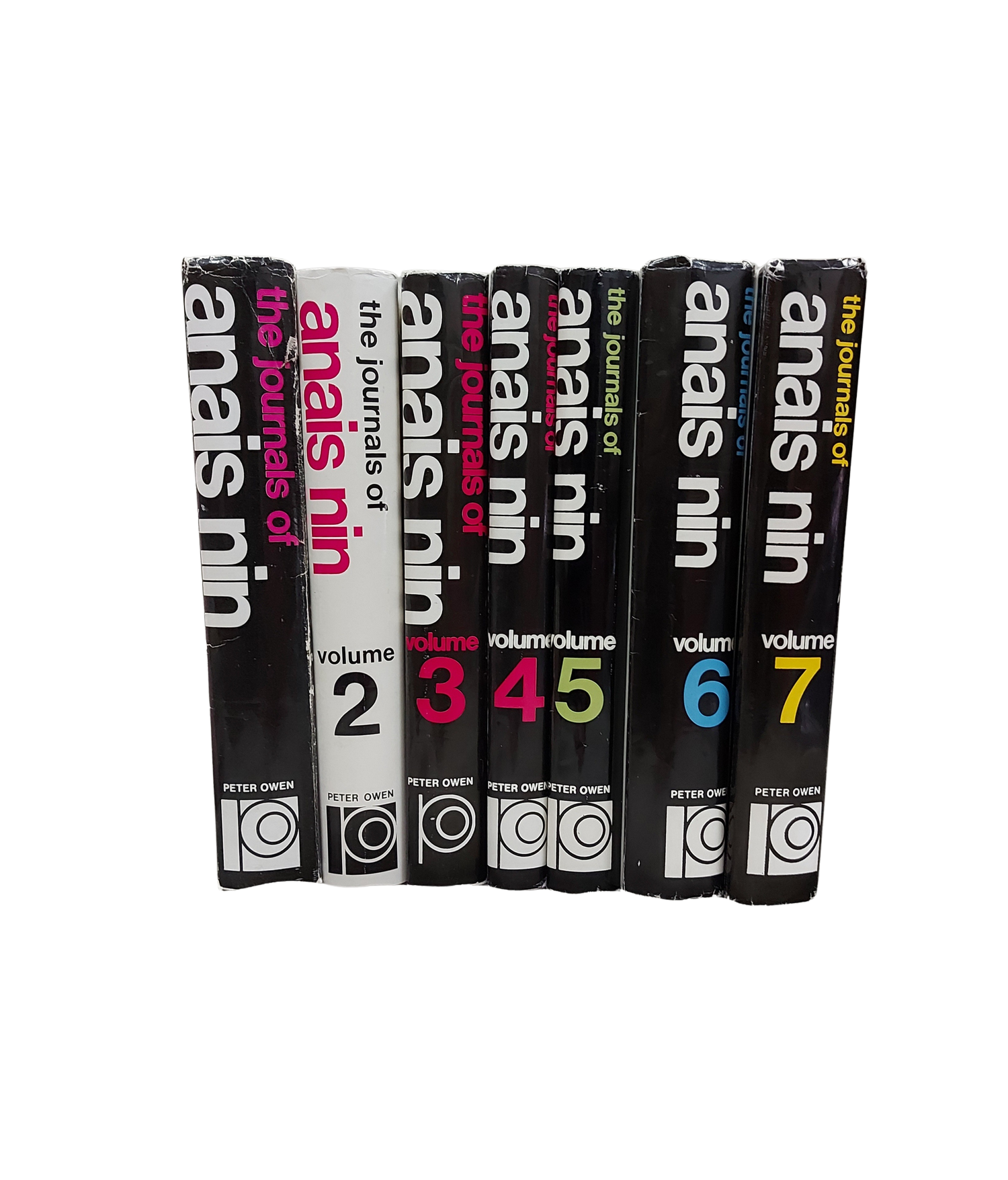希少　The Writings of Anaïs Nin The Journals of Anaïs Nin (Vol 1-7) by Anaïs Nin — The Second Shelf
