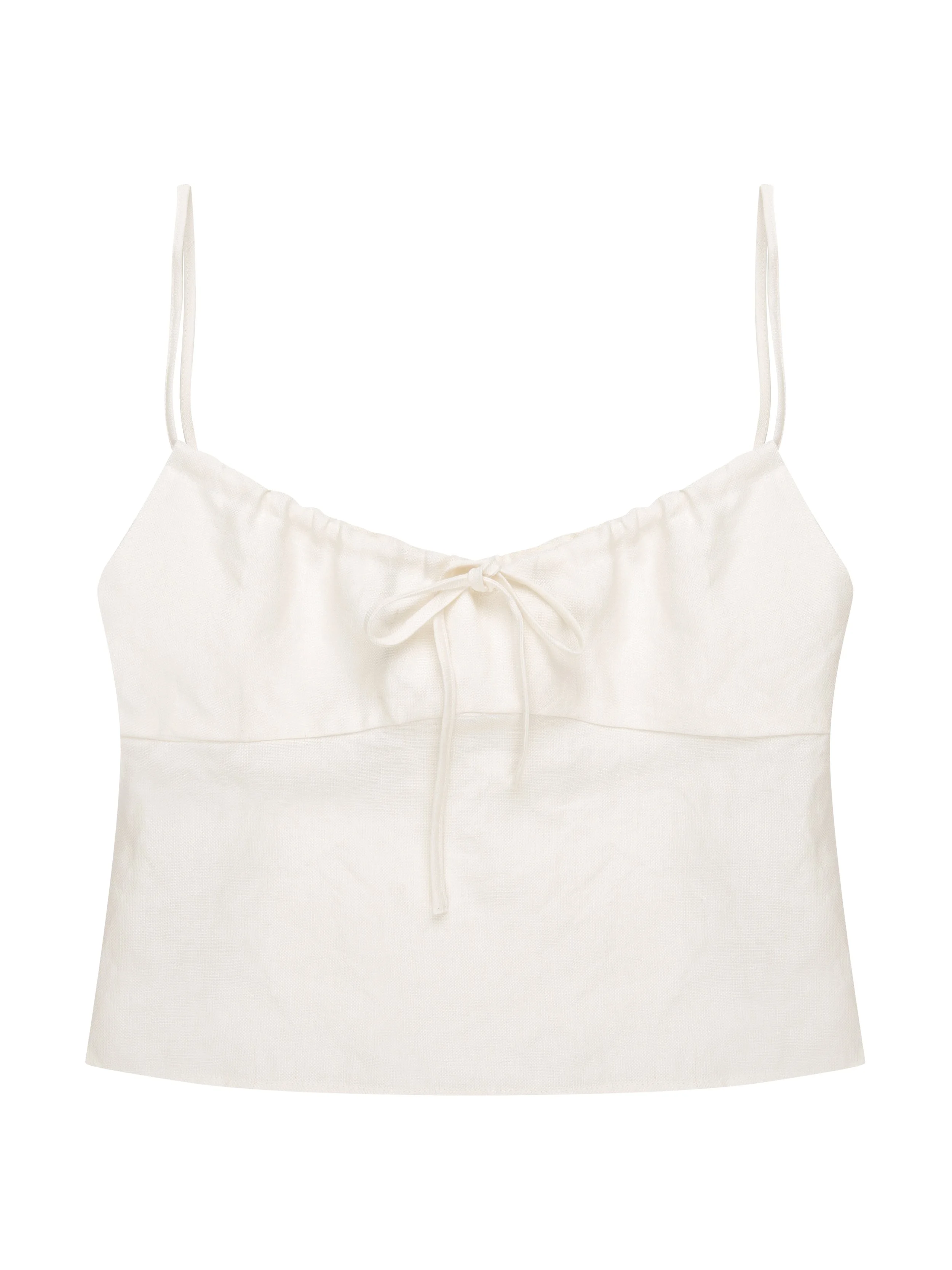 Eucalyptus Tie Front Top