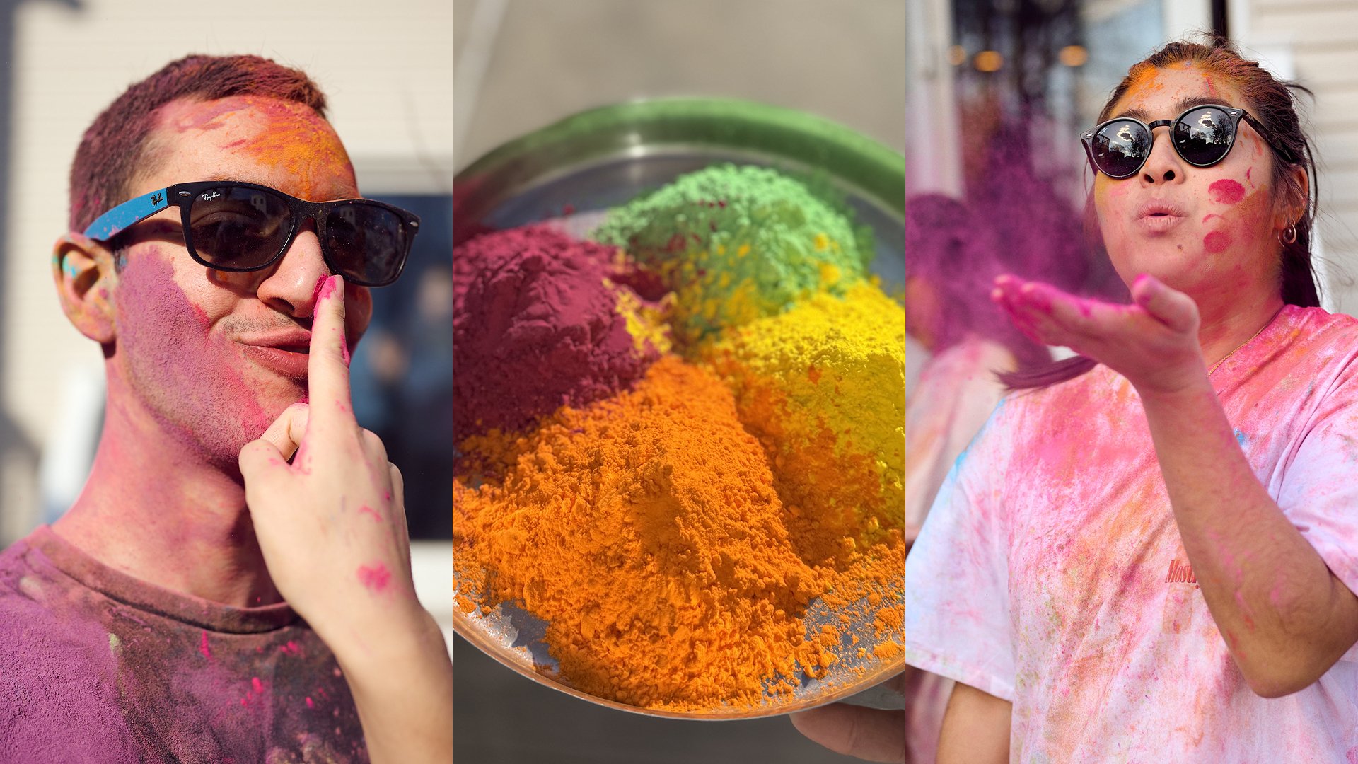 Scenes from Holi
