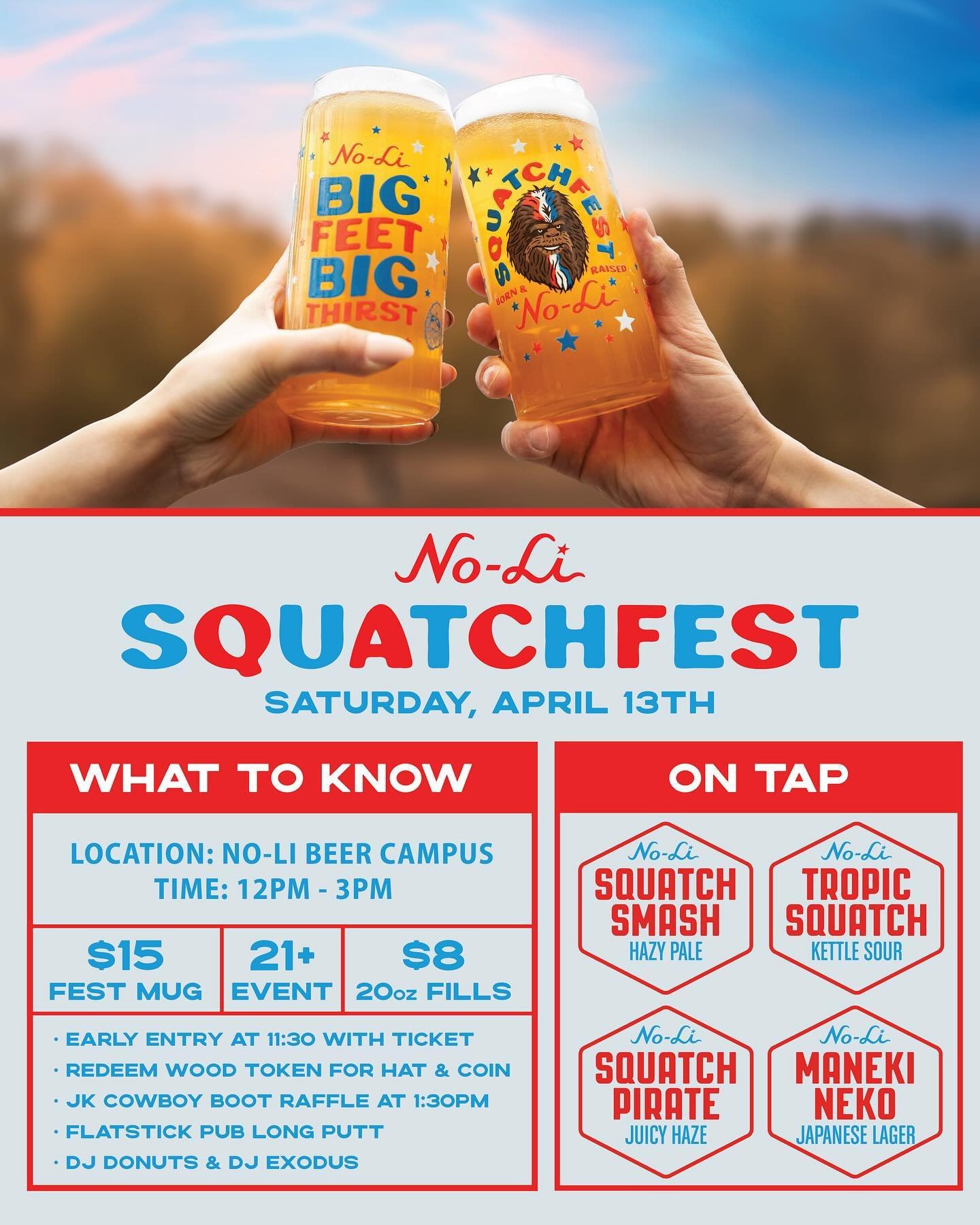 🚨 Squatch Fest is 3 Days Out 🚨

Special appearances from @flatstickpubspo &amp; @jkboots ⛳️🤠

➡️➡️