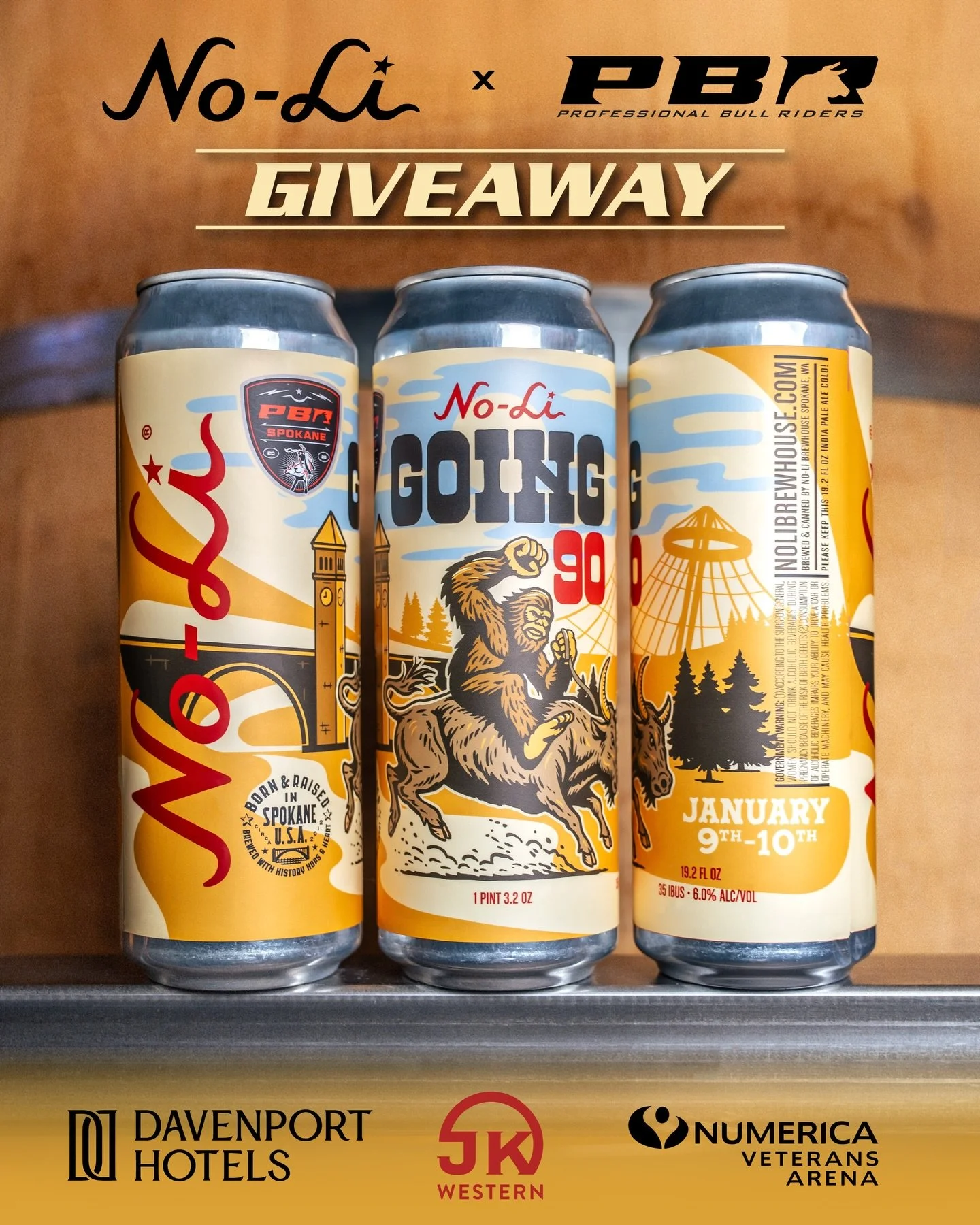 🚨🤠 IT&rsquo;S TIME TO RIDE SOME BULLS 🤠🚨

Saddle up, Spokane. Professional Bull Riding is coming to town January 9th &amp; 10th. If you haven&rsquo;t experienced bull riding, now&rsquo;s your chance!👊

We&rsquo;ve teamed up with our friends at @