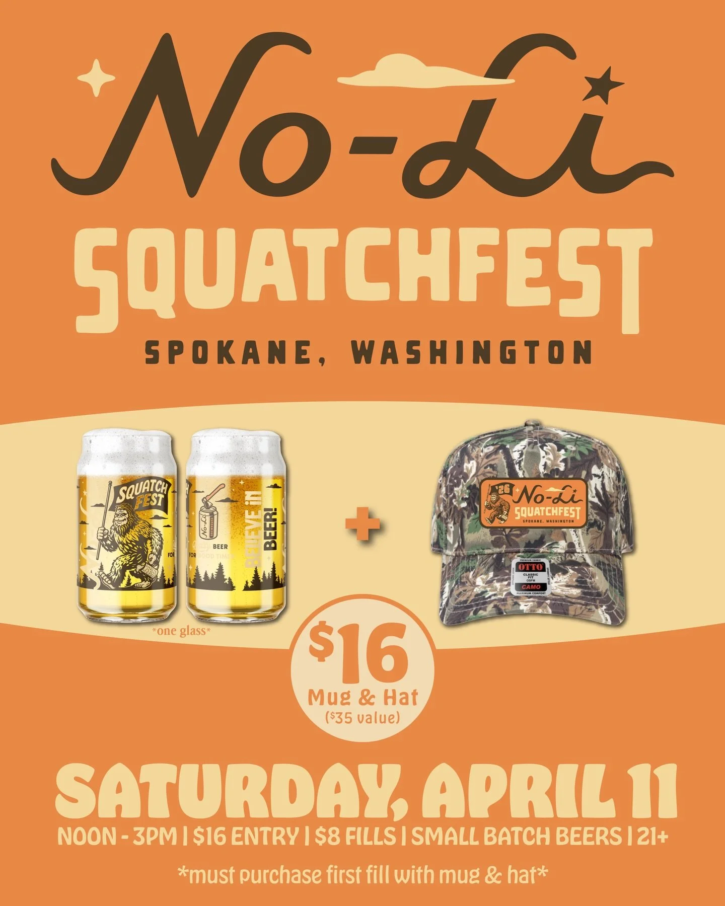 Squatch Fest is 9 days out. First 650 people. See you there! 

Have a question! Drop it below ⬇️⬇️