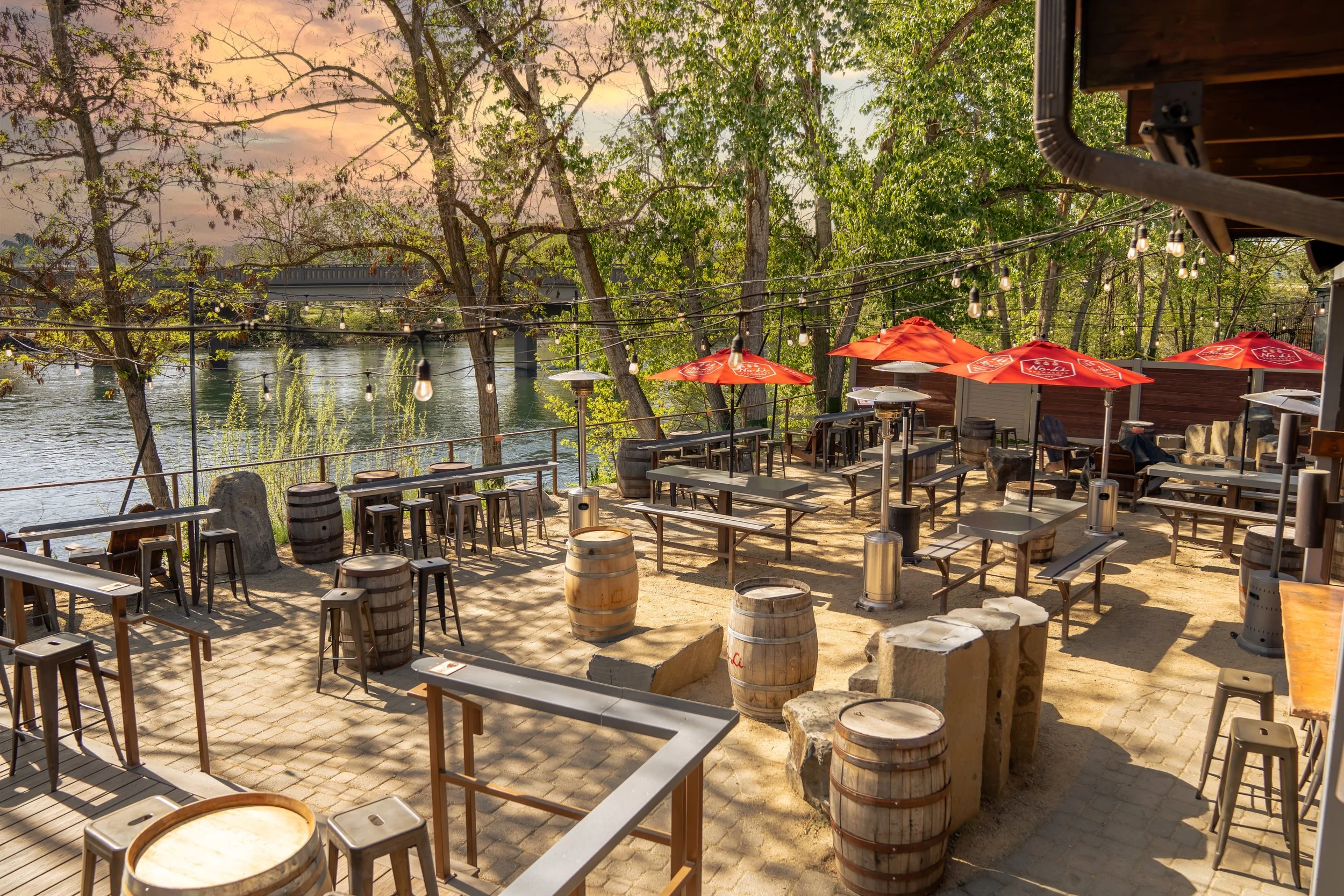 Riverside beers hit different 🍻

The No-Li Bier Garden will be open tomorrow with regular hours.

Beer, eats &amp; sunshine ☀️ | 18+