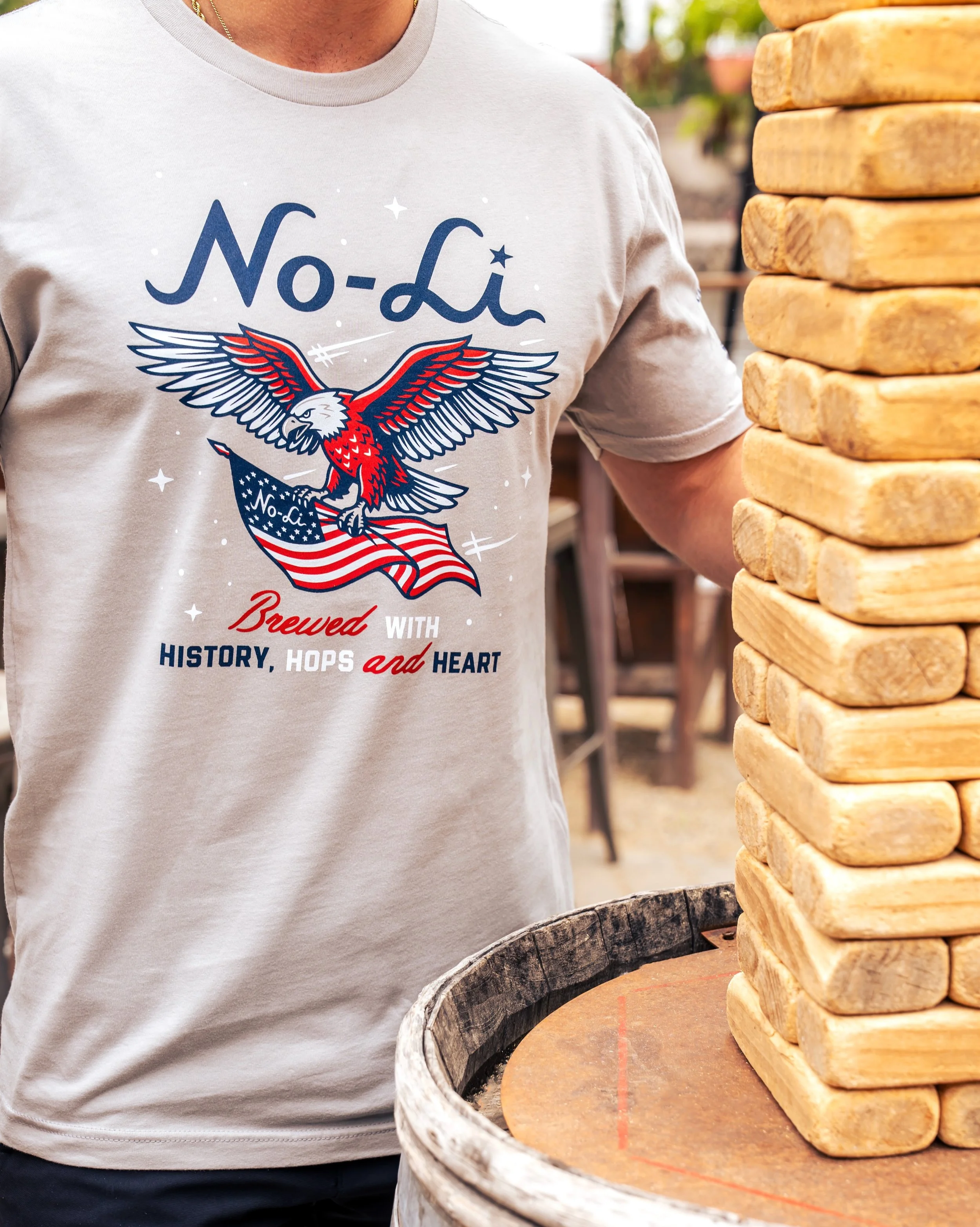 🇺🇸 America 250 Collection 🇺🇸

The pint glass. The tee. The celebration.

Only 150 &ldquo;America 250&rdquo; tees available. Grab yours before they&rsquo;re gone.

Available online and at the No-Li Bier Hall as supplies &amp; sizes last!