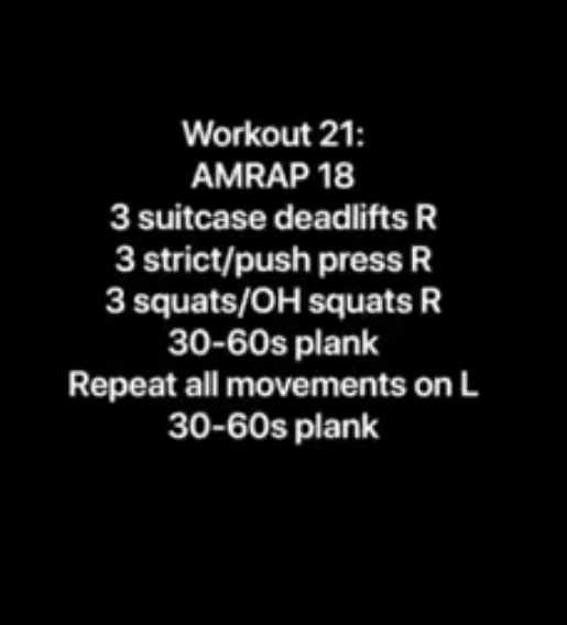 Workout 21