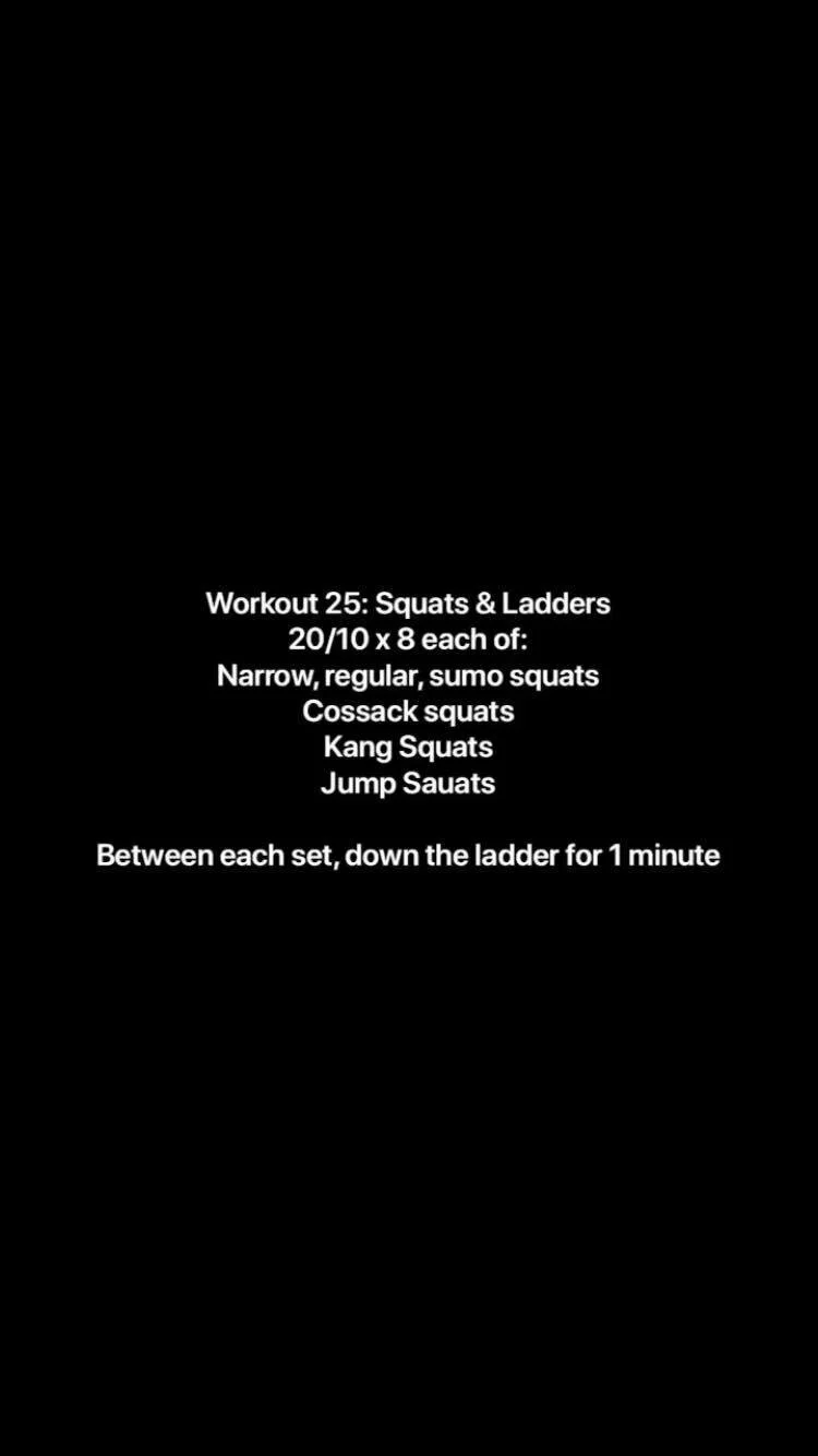 Workout 25