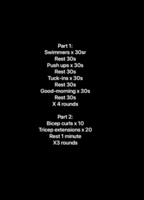 Workout 30