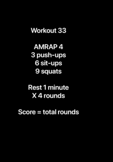 Workout 33