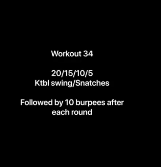 Workout 34