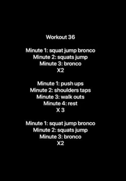 Workout 36