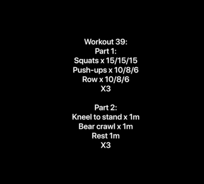Workout 39