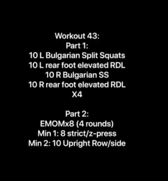 Workout 43