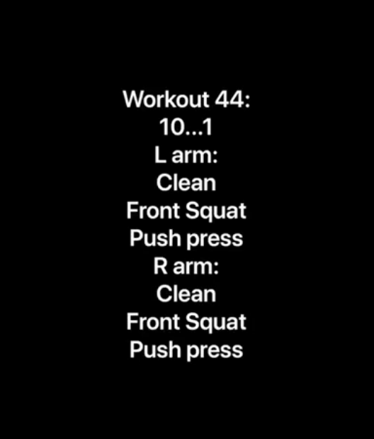 Workout 44